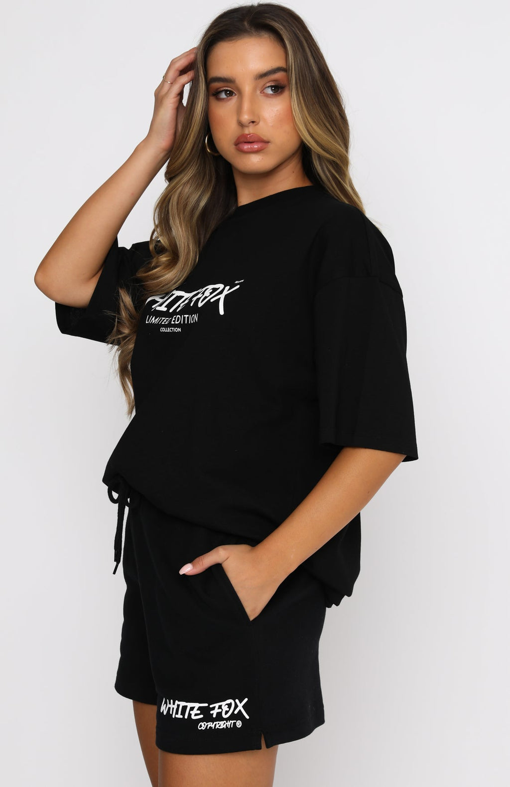 Step Back Oversized Tee BlackS/M
