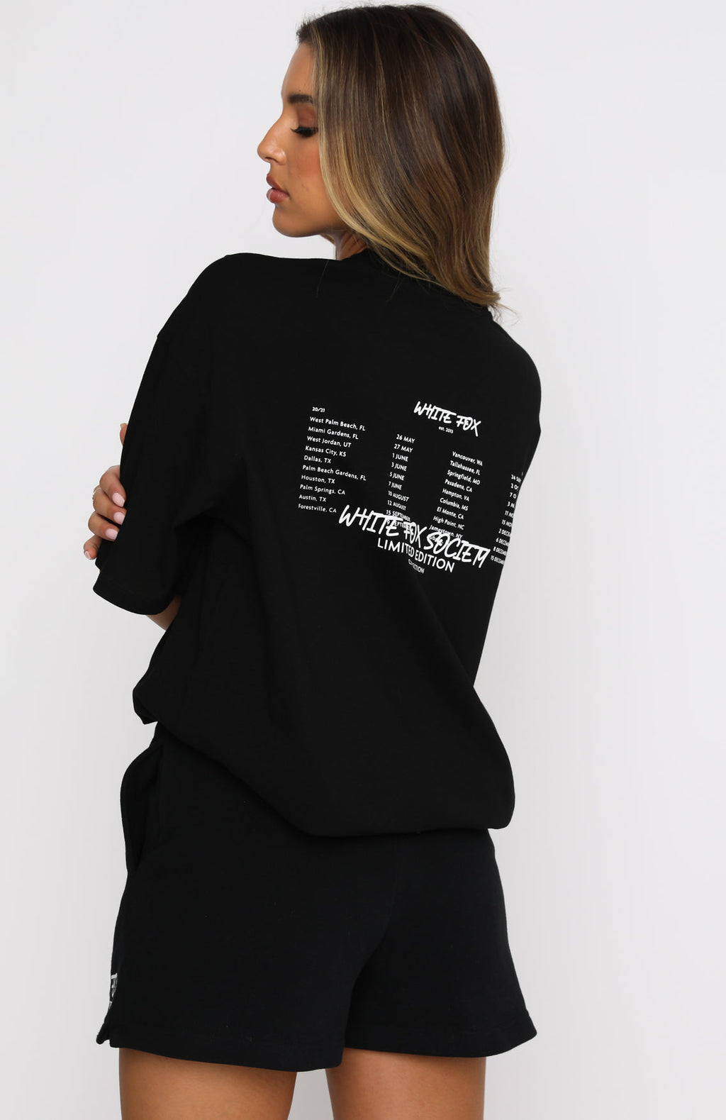 Step Back Oversized Tee BlackXS/S