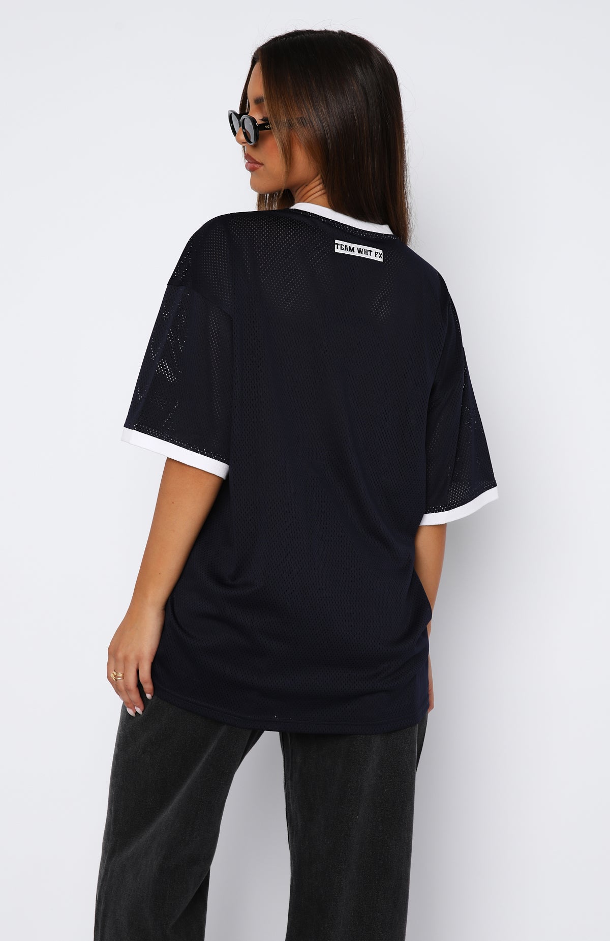 Hit A Home Run Oversized Jersey NavyS/M