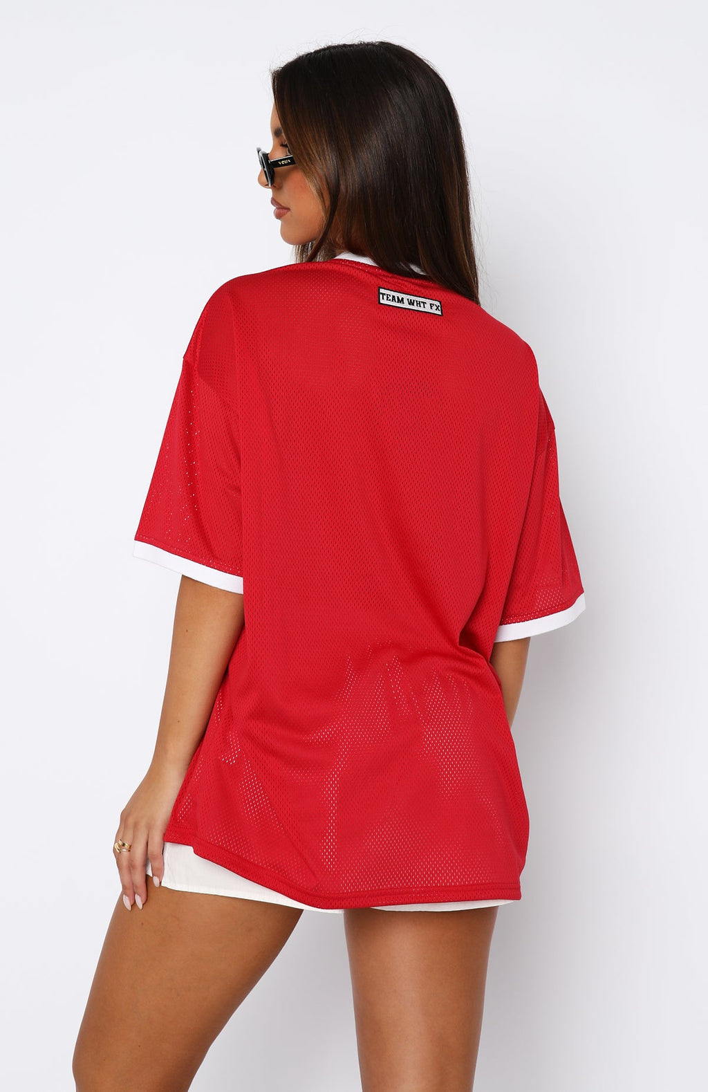 Hit A Home Run Oversized Jersey RedM/L