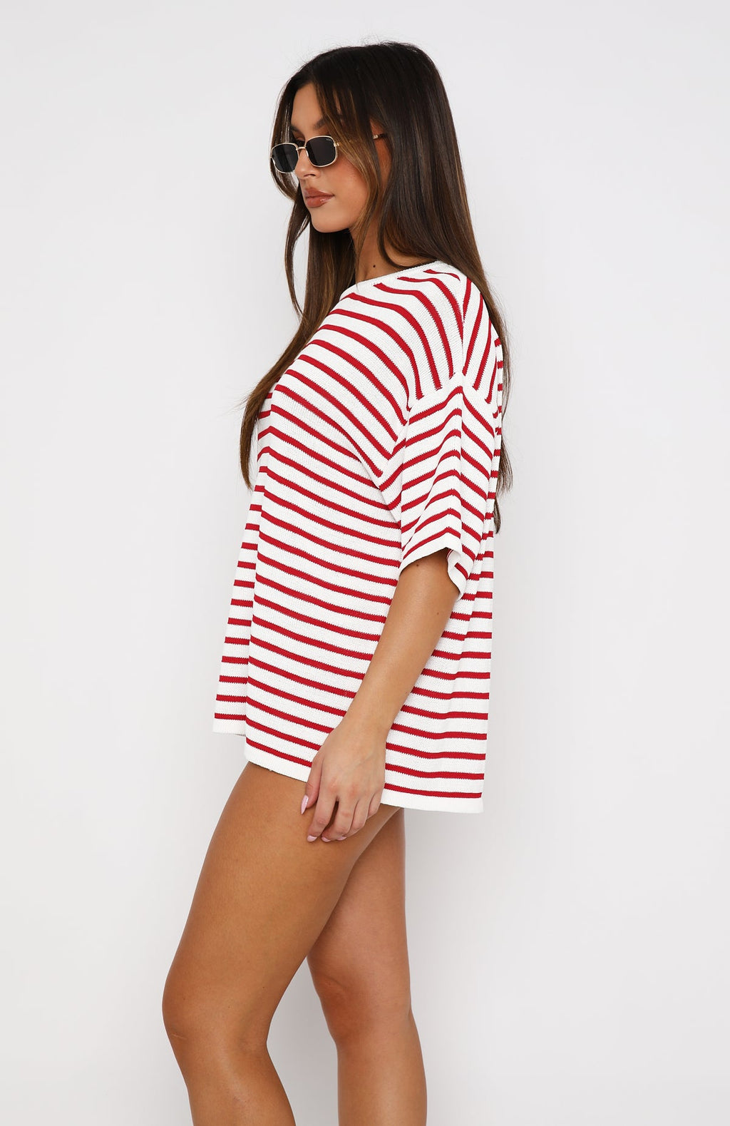 All The Little Things Top Red StripeS/M