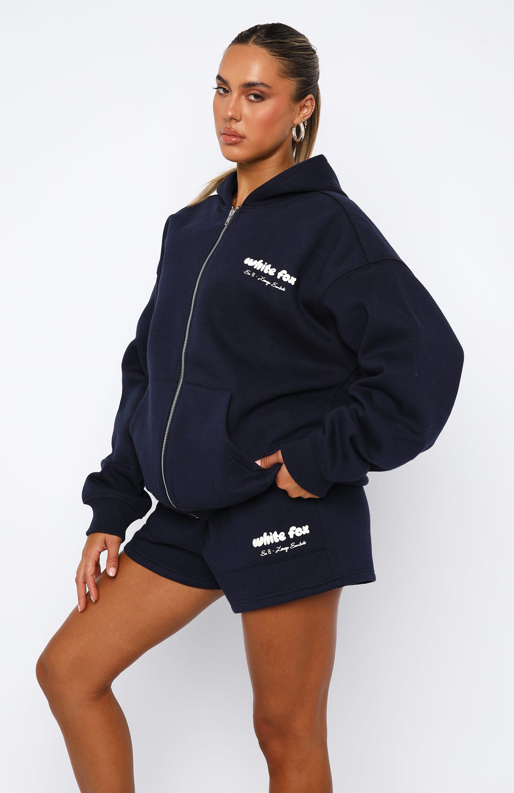 Era 8 Zip Front Hoodie NauticalXS/S