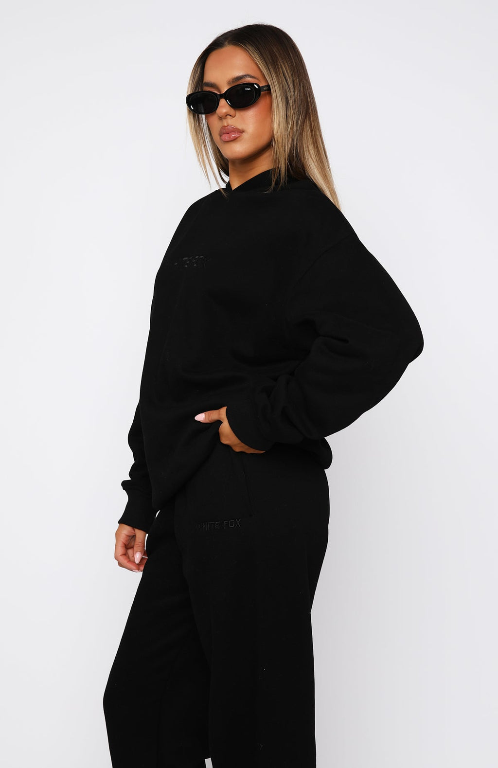 Stay Lifted Oversized Hoodie BlackS/M