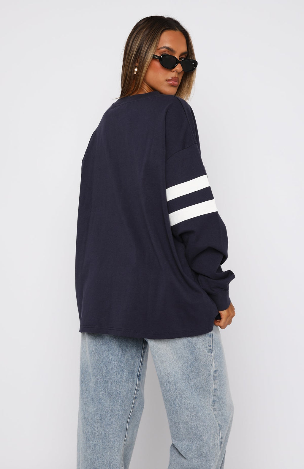 You're My Inspiration Long Sleeve Tee NavyM/L