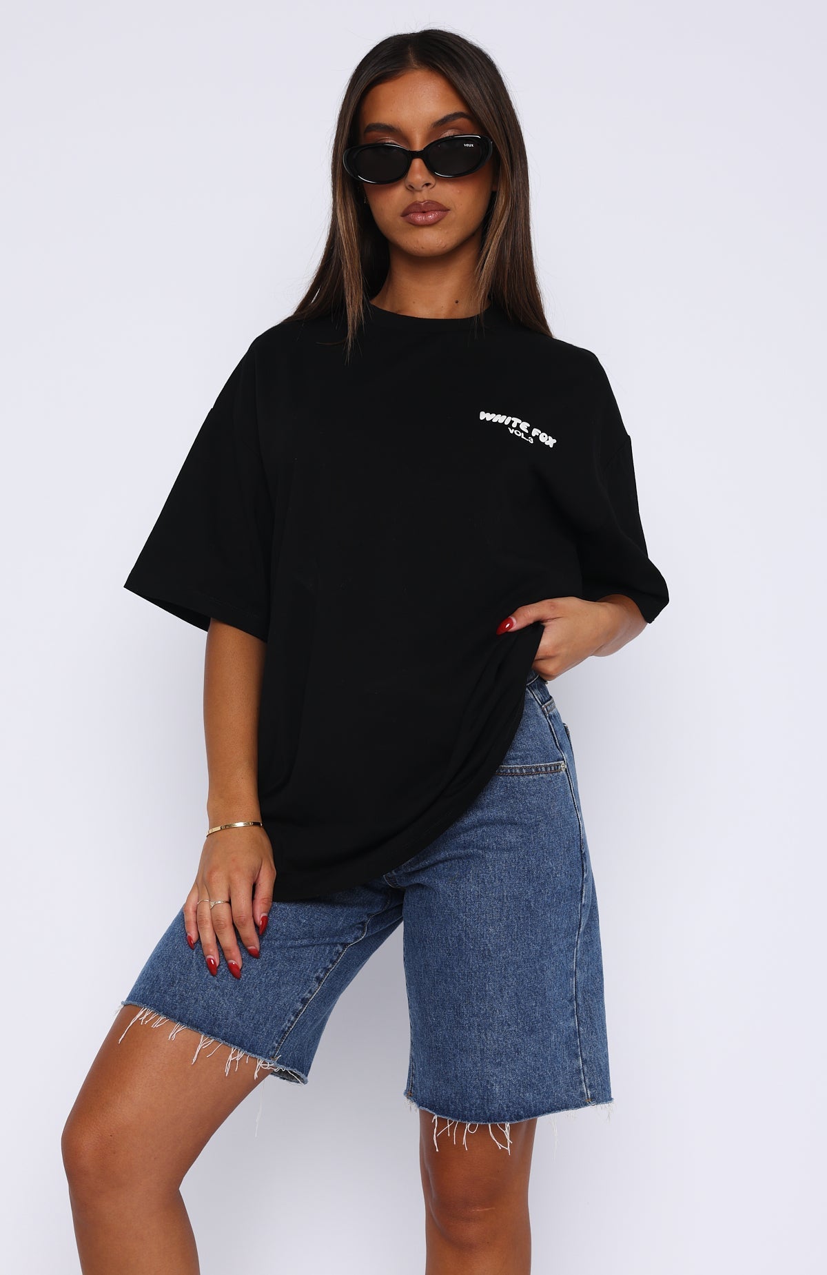Offstage Back Graphic Oversized Tee MonochromeL/XL
