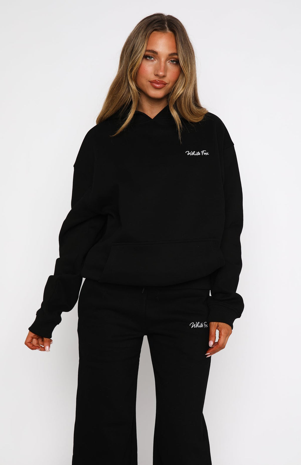 Match Your Words Oversized Hoodie BlackXS/S