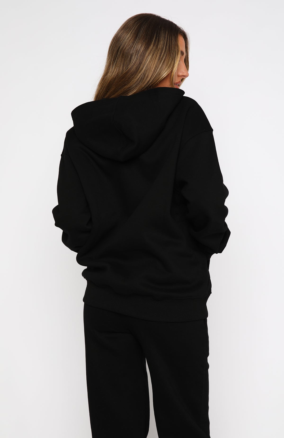 Match Your Words Oversized Hoodie BlackM/L