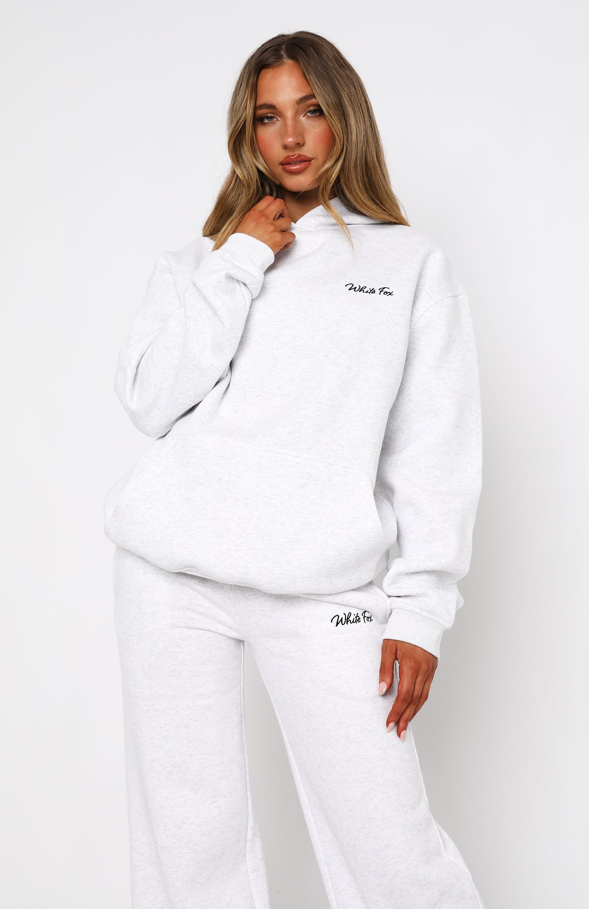 Match Your Words Oversized Hoodie Grey MarleXS/S