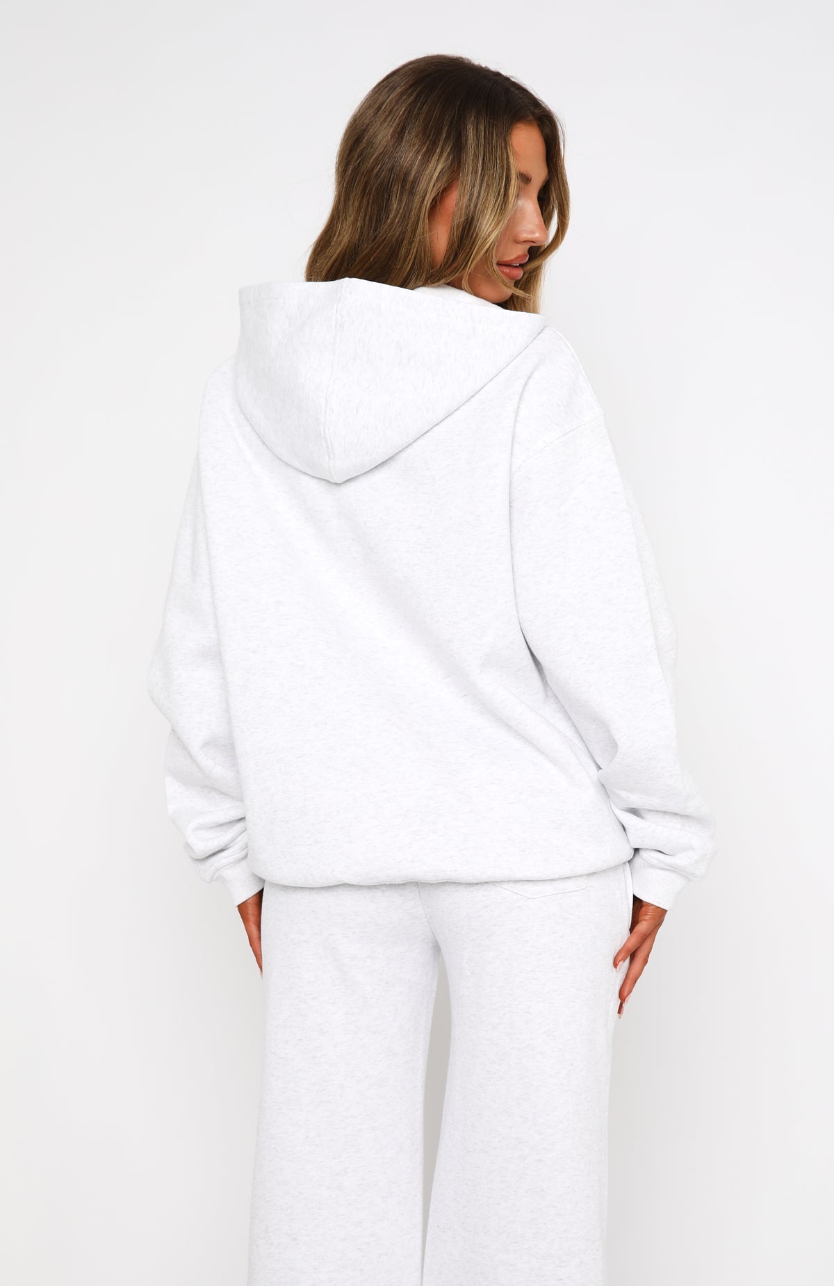 Match Your Words Oversized Hoodie Grey MarleM/L