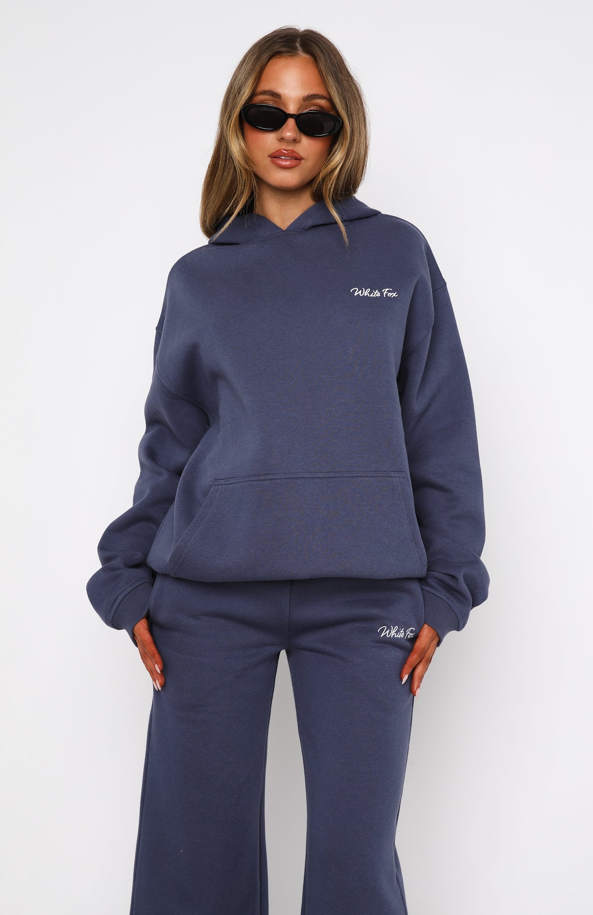 Match Your Words Oversized Hoodie NavyXS/S