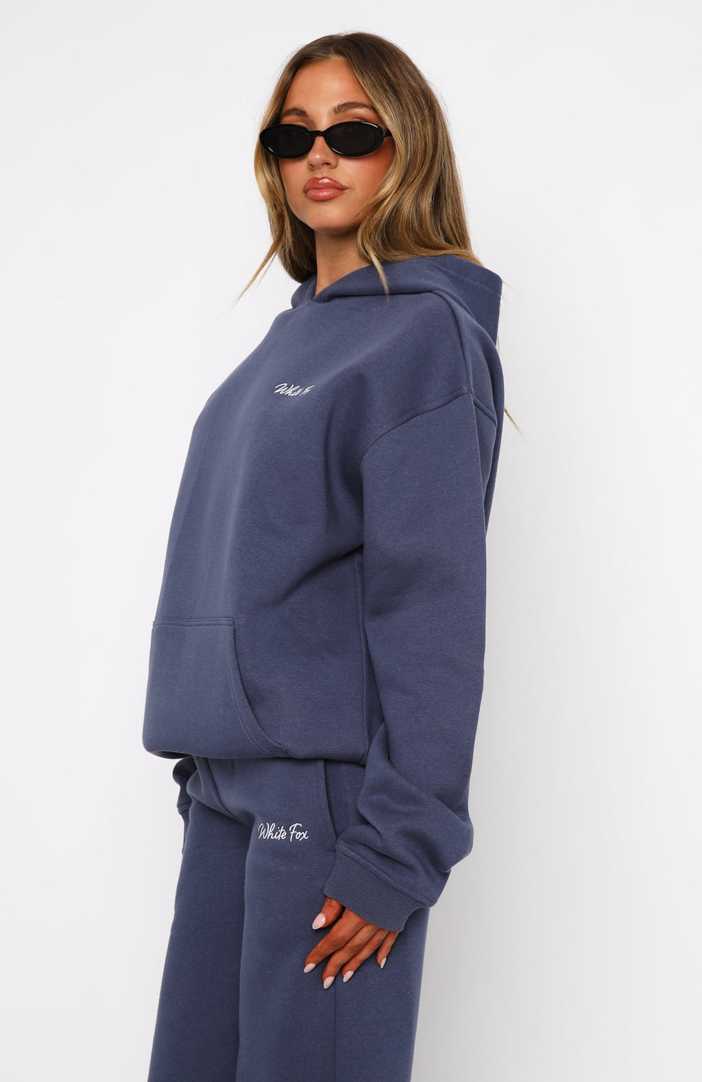 Match Your Words Oversized Hoodie NavyS/M
