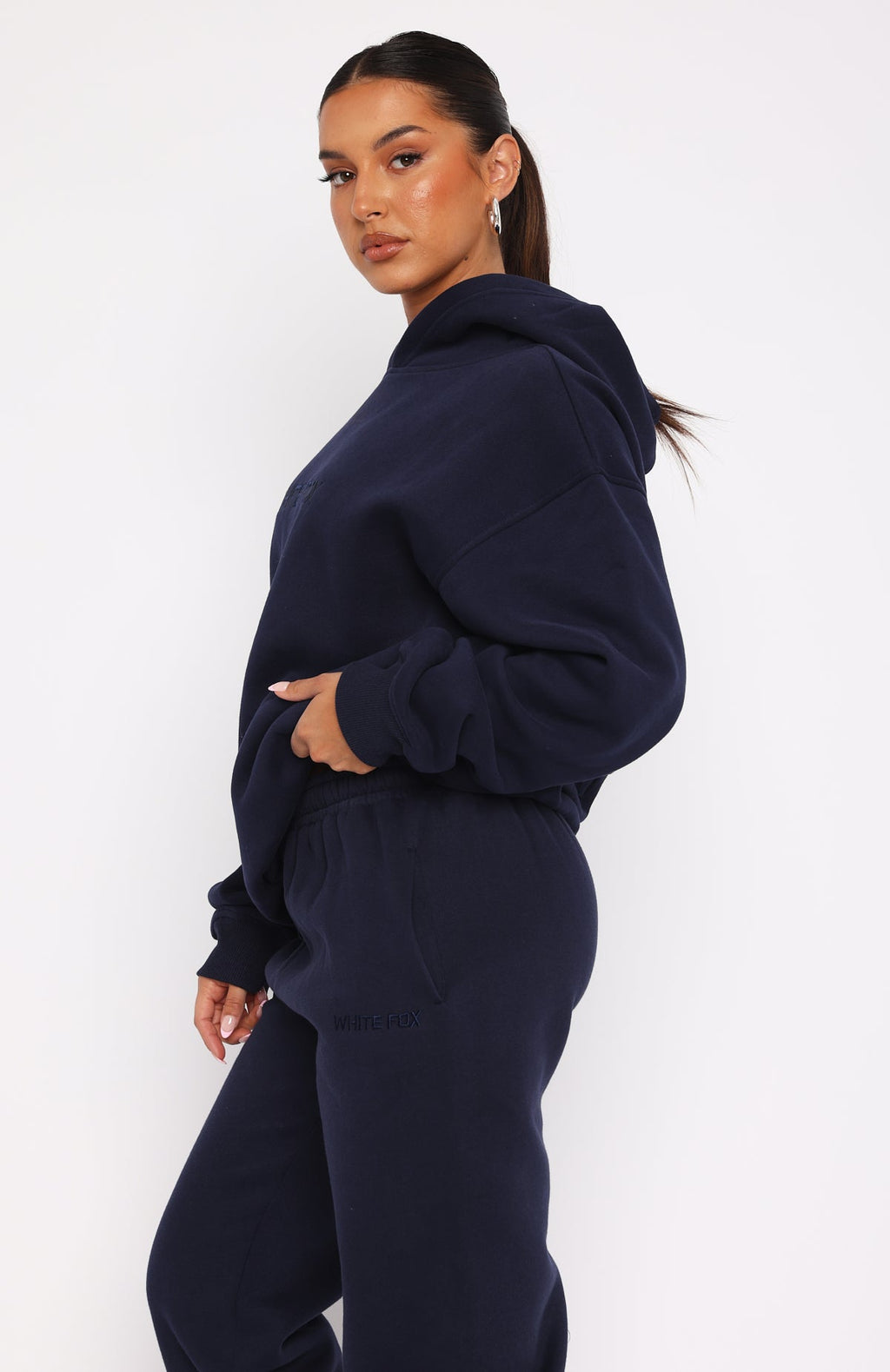 Stay Lifted Oversized Hoodie NavyS/M
