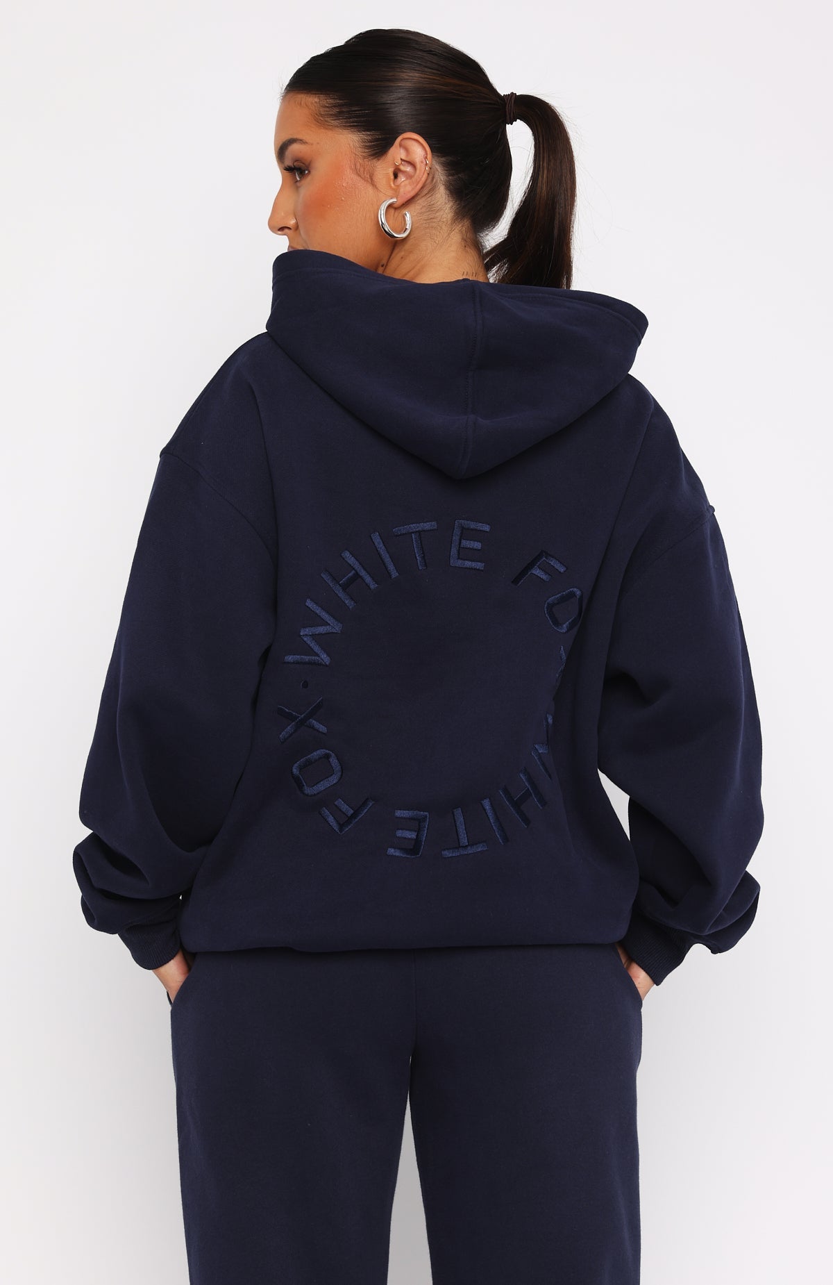 Stay Lifted Oversized Hoodie NavyM/L