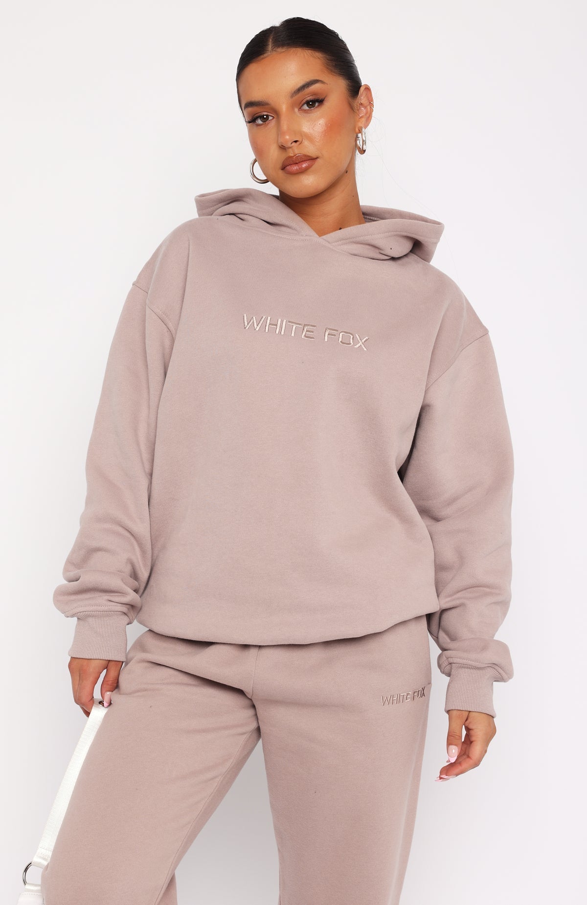 Stay Lifted Oversized Hoodie CinnamonXS/S