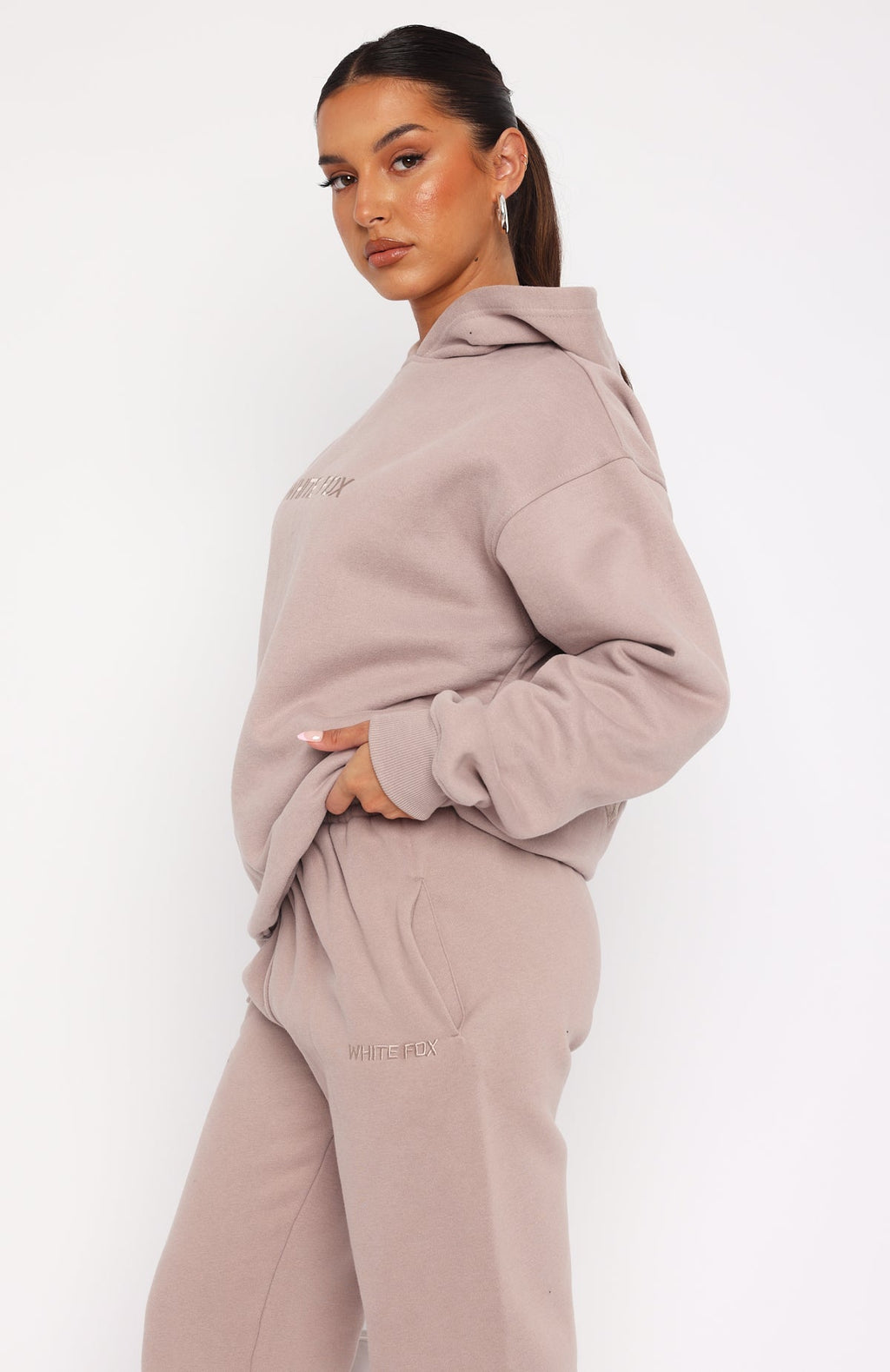 Stay Lifted Oversized Hoodie CinnamonS/M