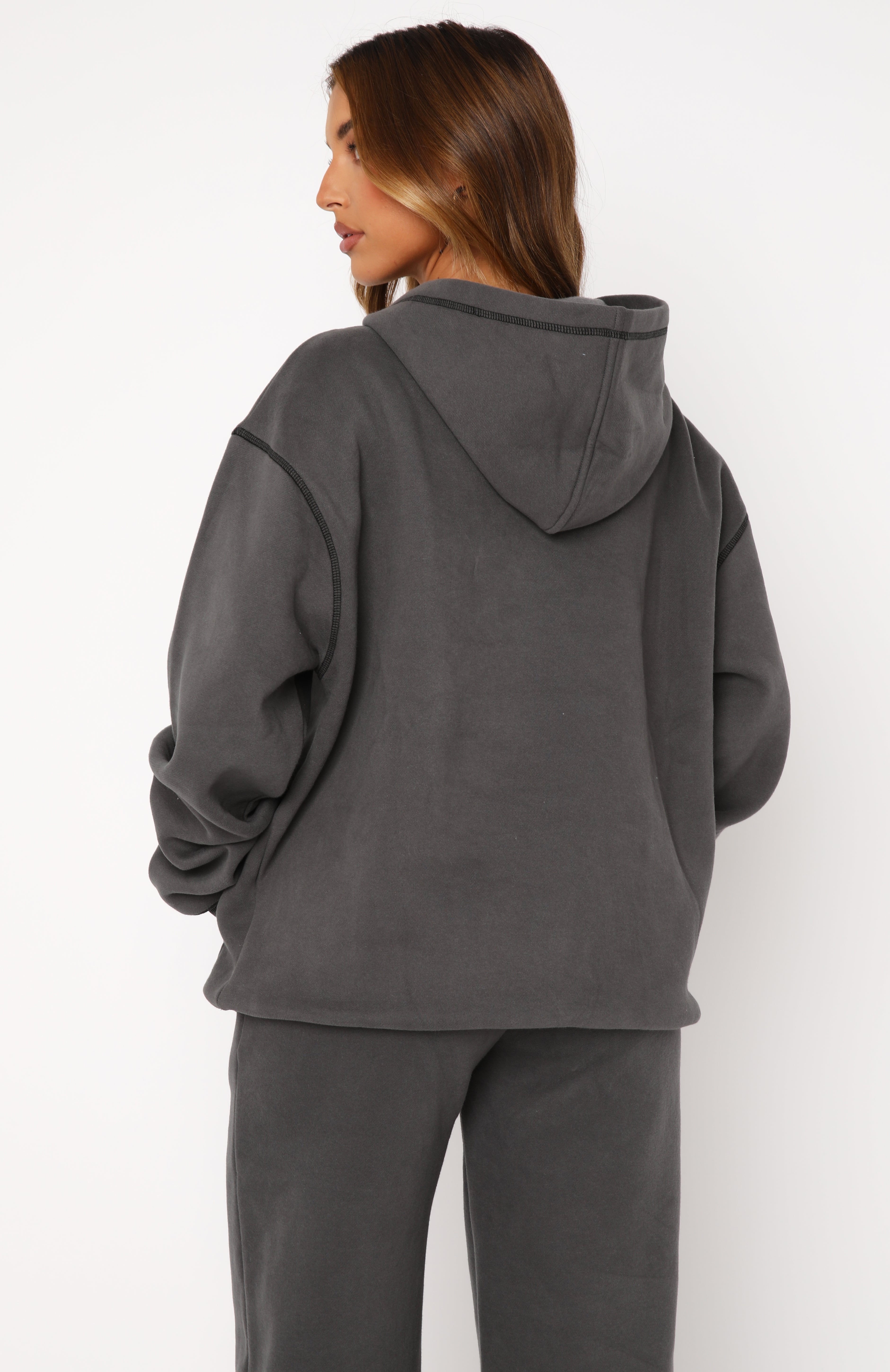 Instant Attraction Oversized Hoodie CharcoalM/L