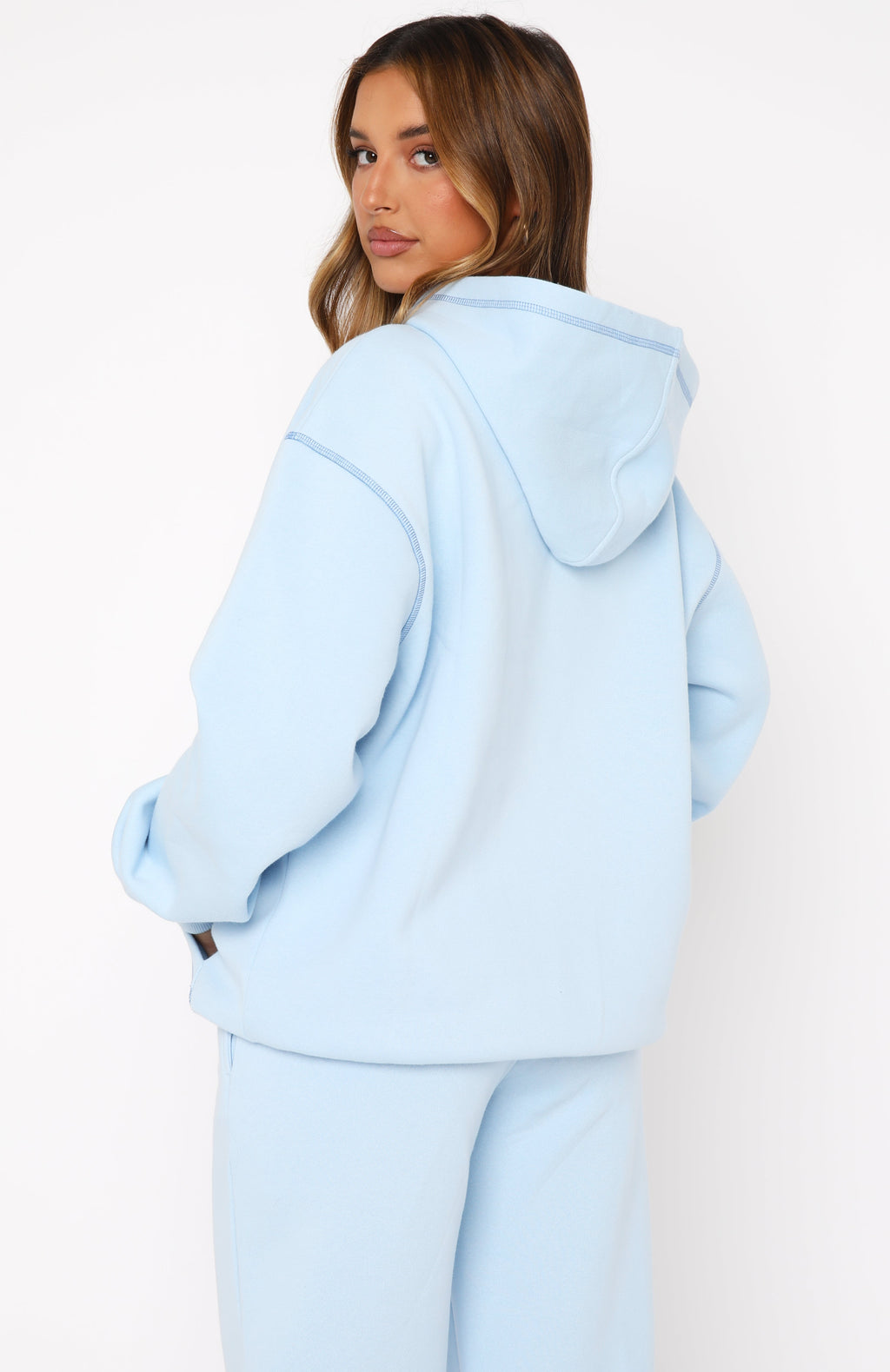 Instant Attraction Oversized Hoodie Baby BlueM/L