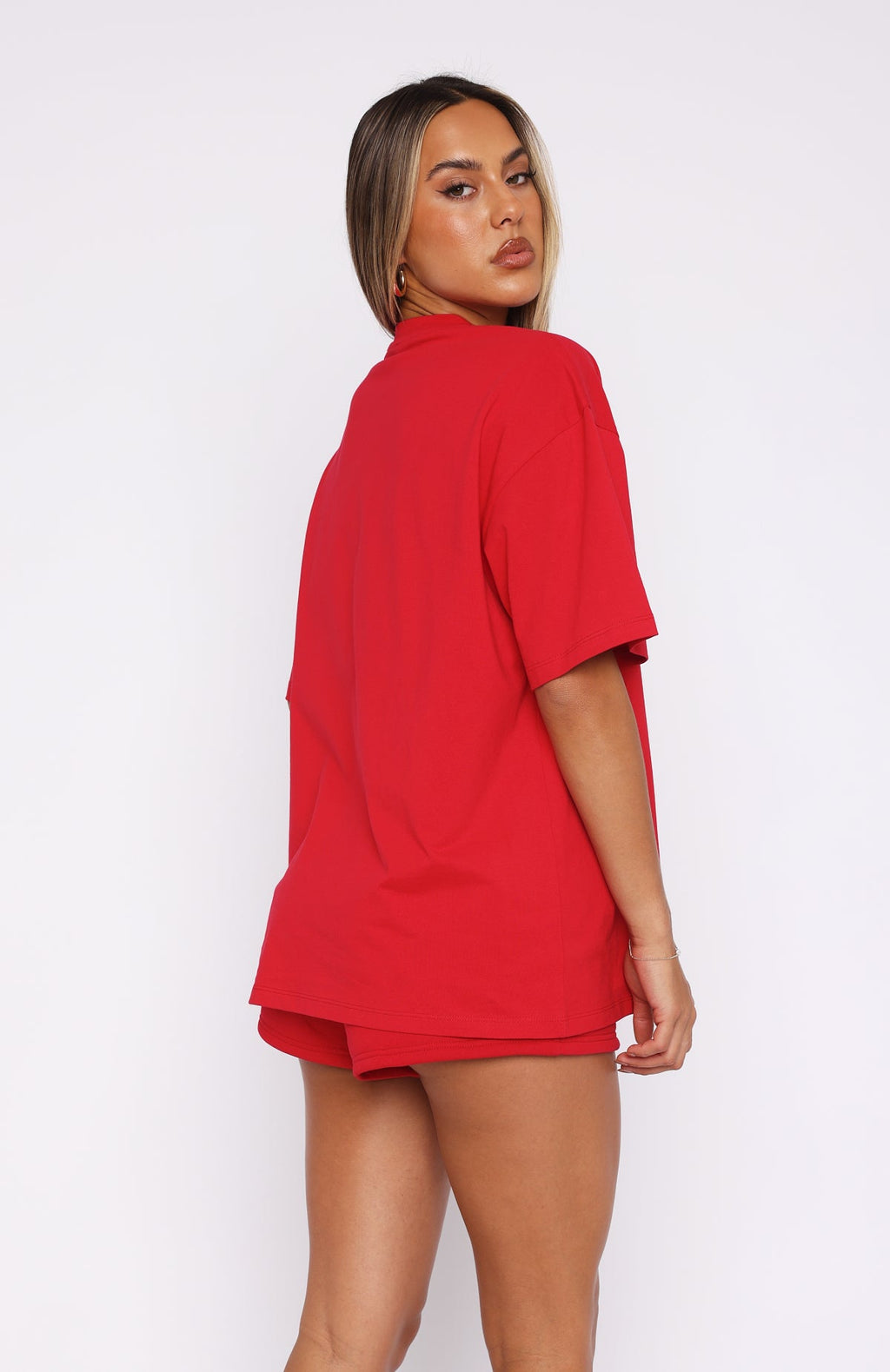 Capsule 9 Take It On Tour Oversized Tee RedS/M