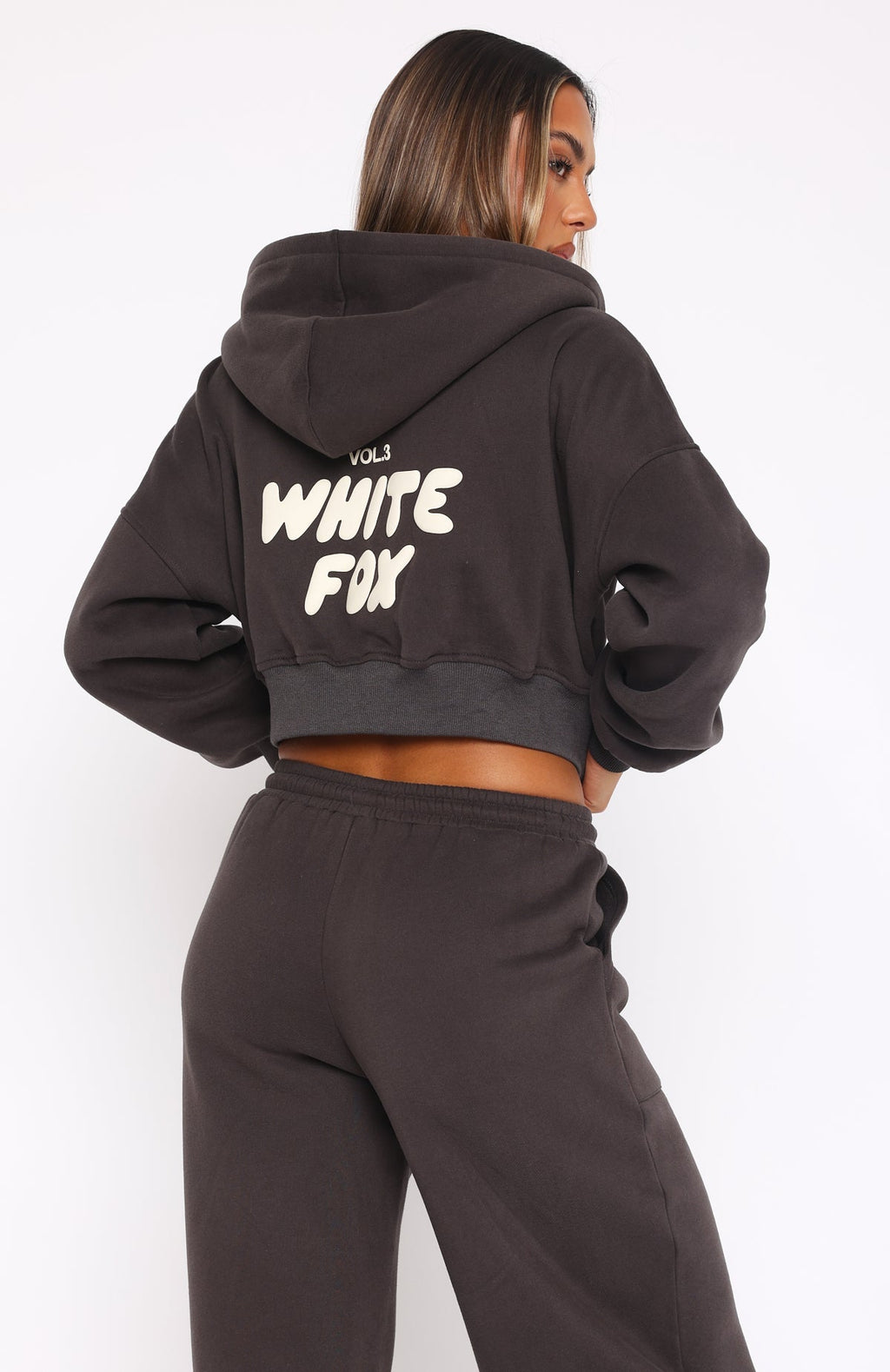 Offstage Cropped Zip Hoodie ShadowM/L