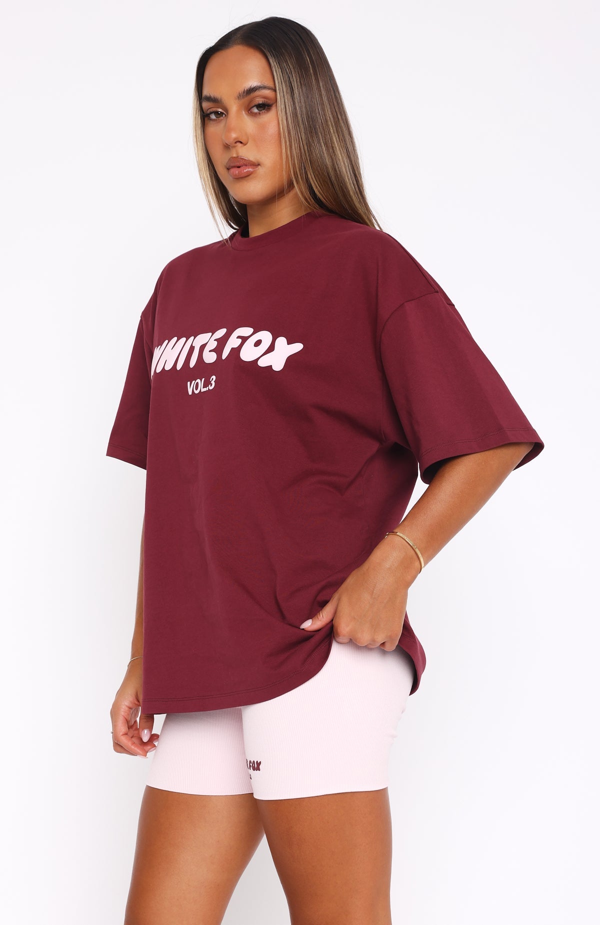 Offstage Oversized Tee Red VelvetXS/S