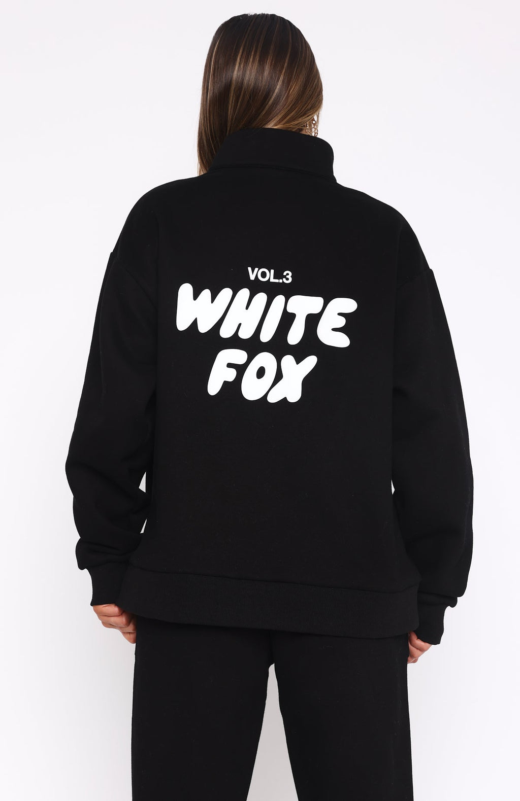 Offstage Zip Front Sweater MonochromeM/L