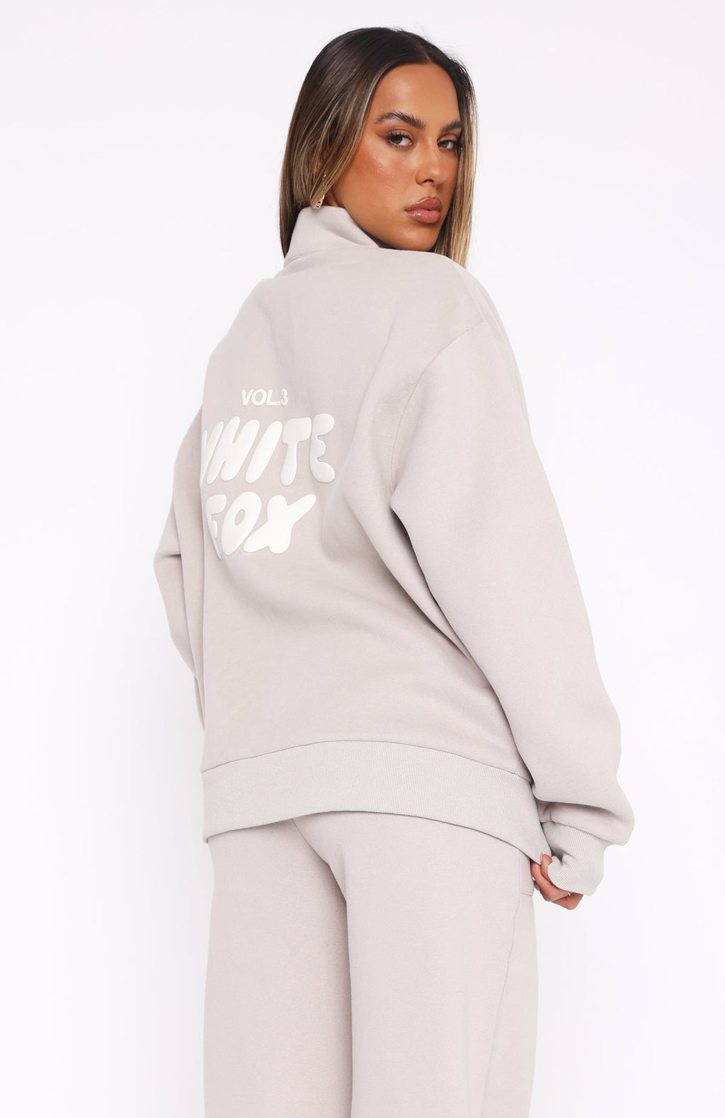 Offstage Zip Front Sweater MoonS/M