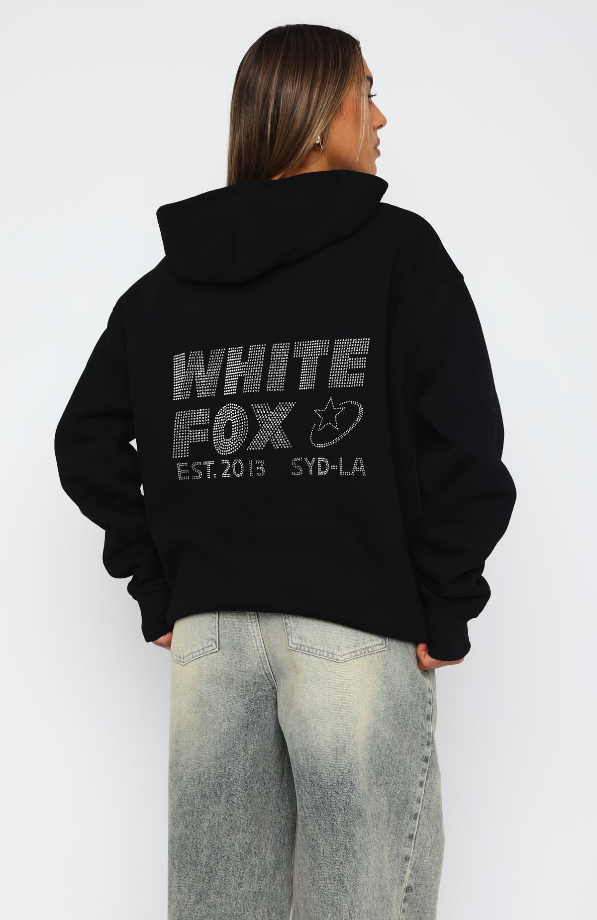 Always Shining Oversized Hoodie BlackM/L