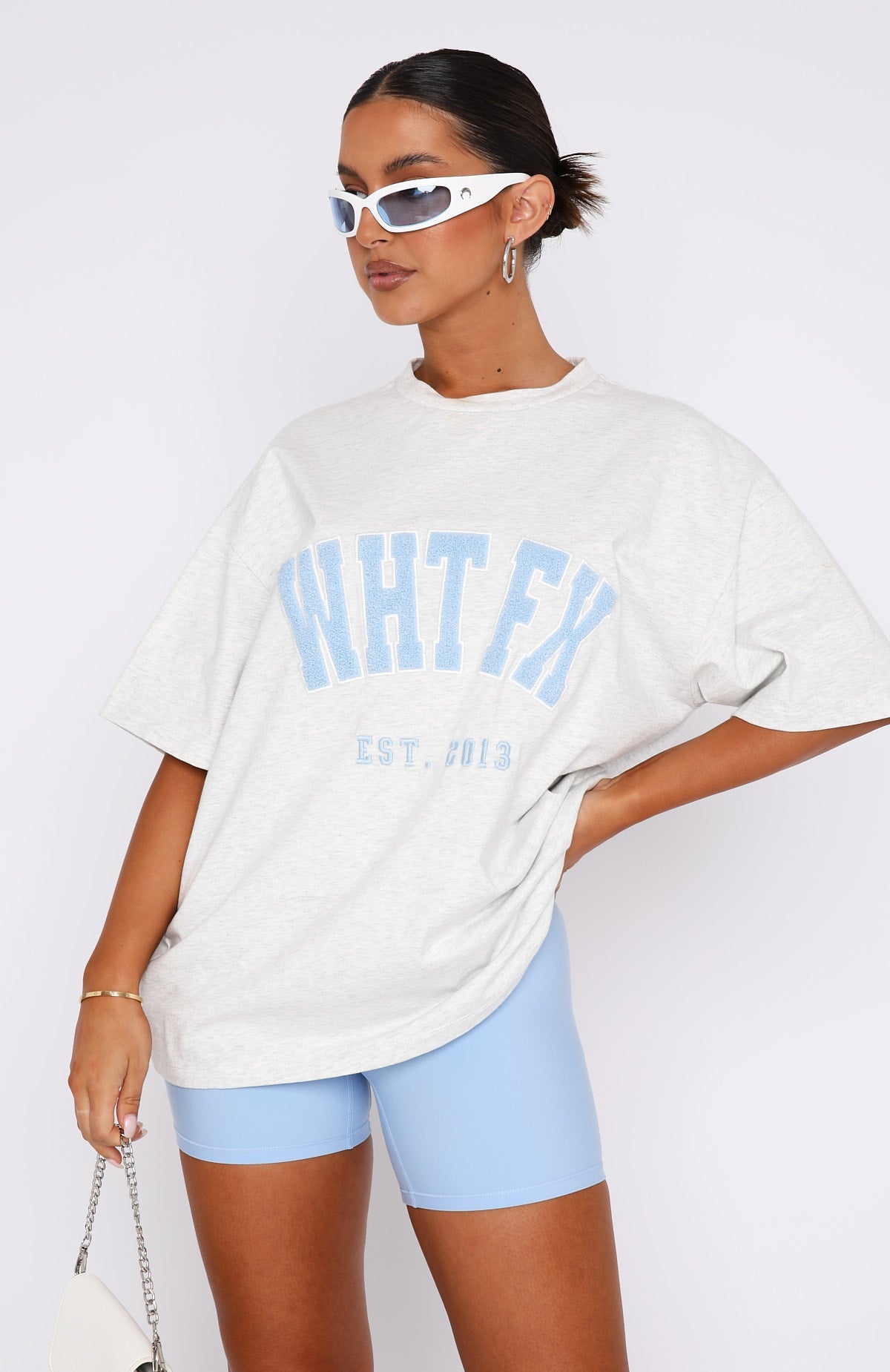 Give It Away Oversized Tee Grey MarleXS/S