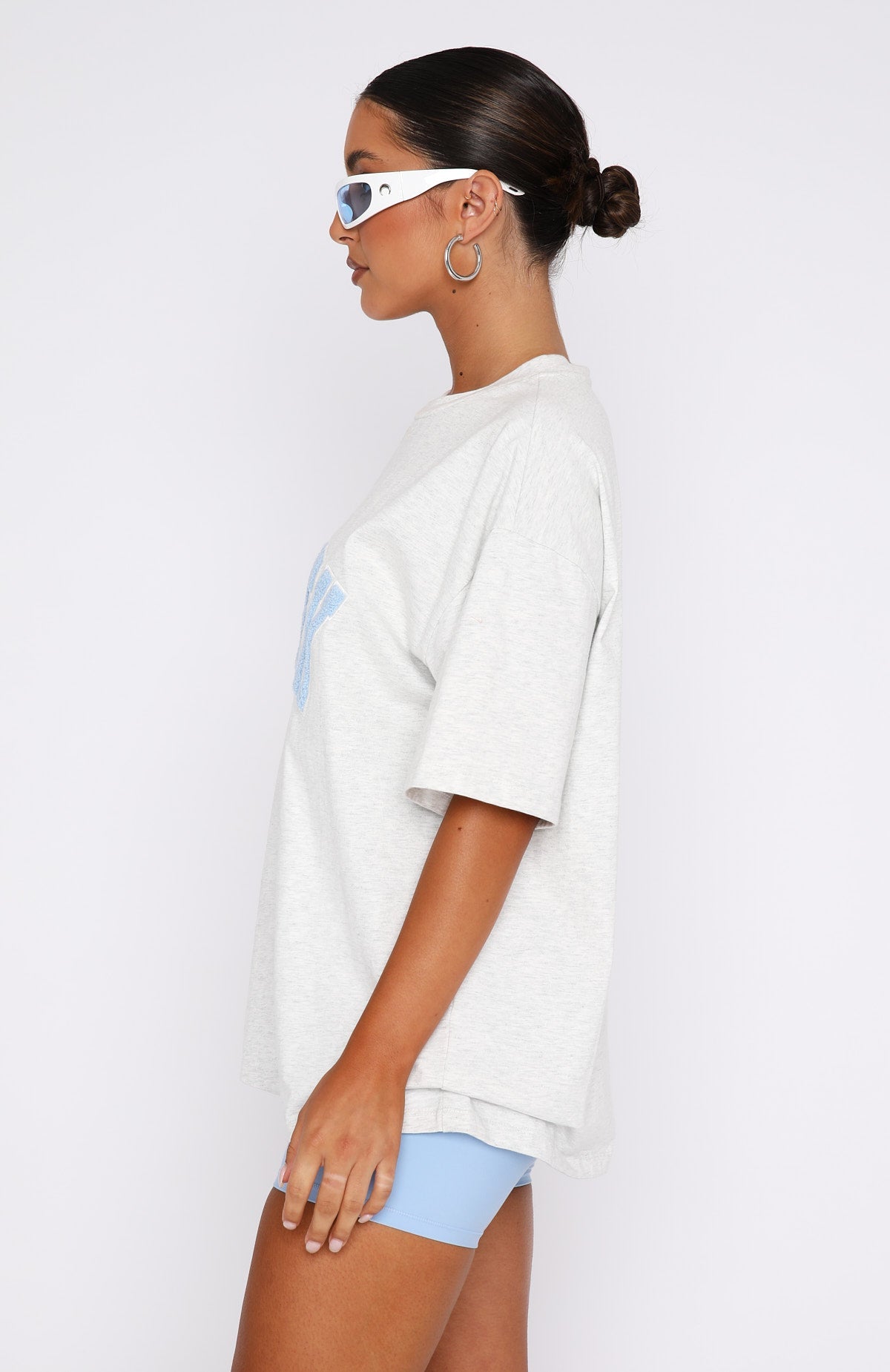 Give It Away Oversized Tee Grey MarleS/M