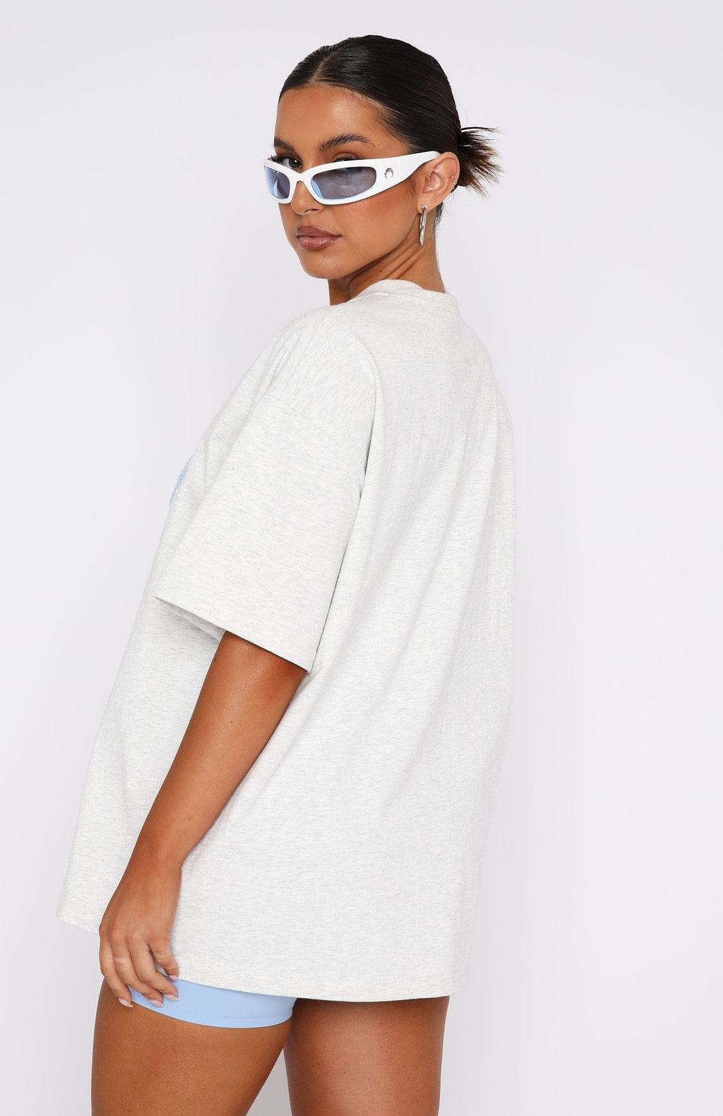 Give It Away Oversized Tee Grey MarleM/L