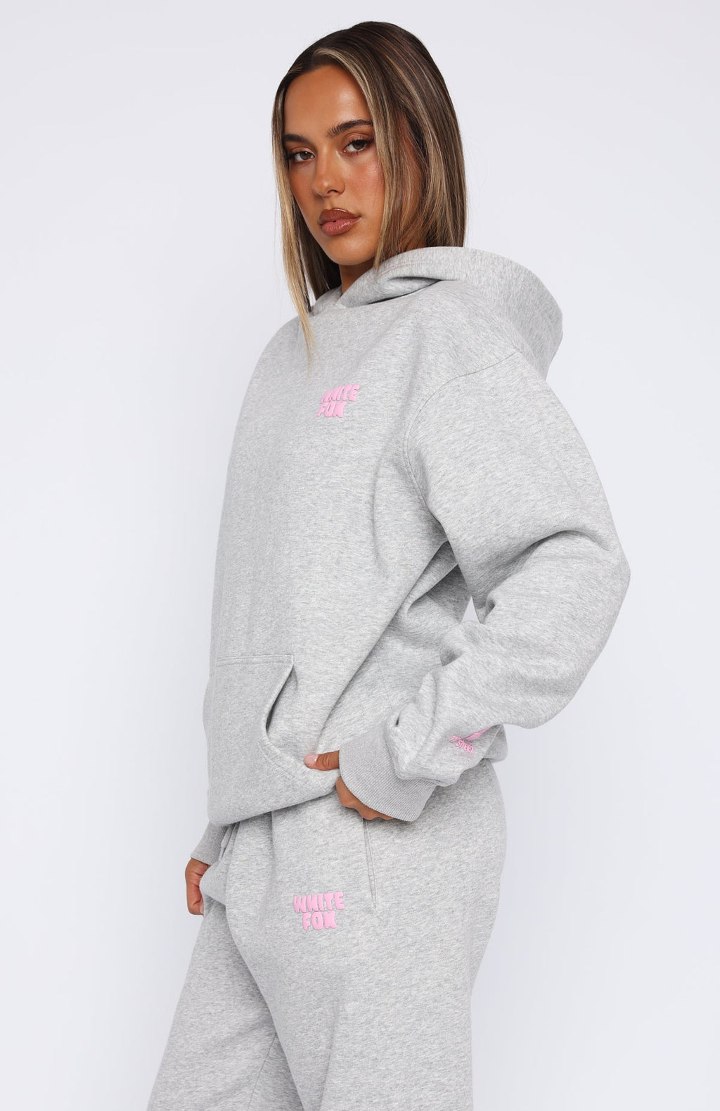 11th Street Keeping It Real Oversized Hoodie Jelly BeanM/L