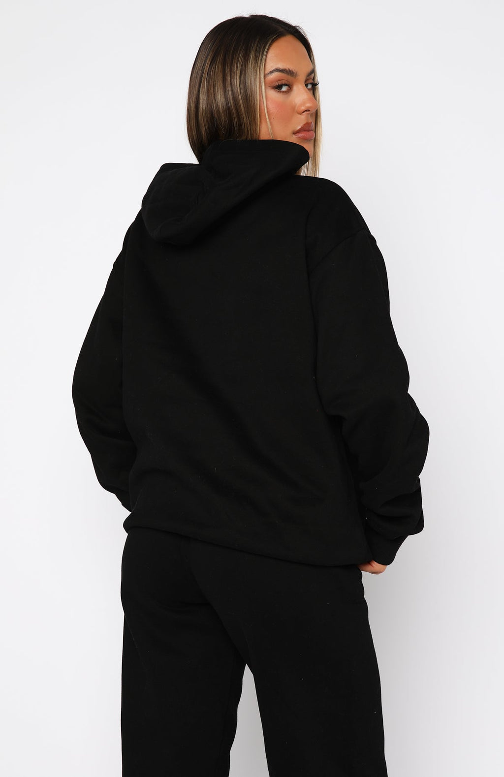 Decade Classics Varsity Oversized Hoodie BlackS/M