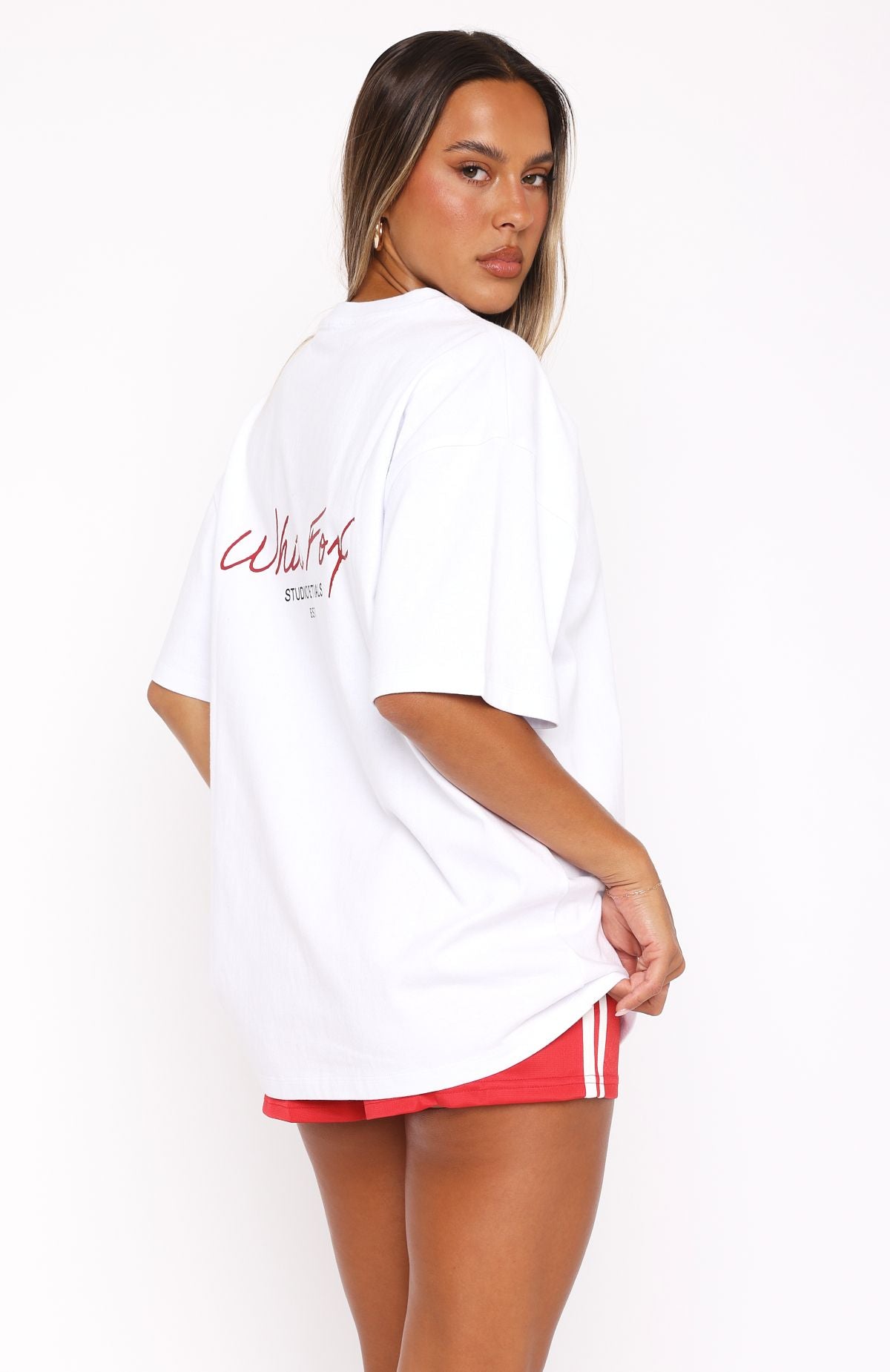 Studio Essentials Oversized Tee WhiteM/L