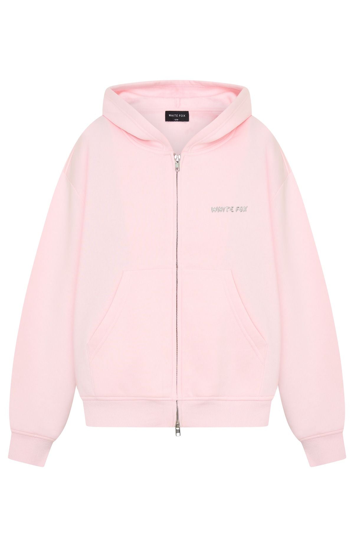 Test Drive Boxy Zip Front Hoodie Icy PinkL/XL