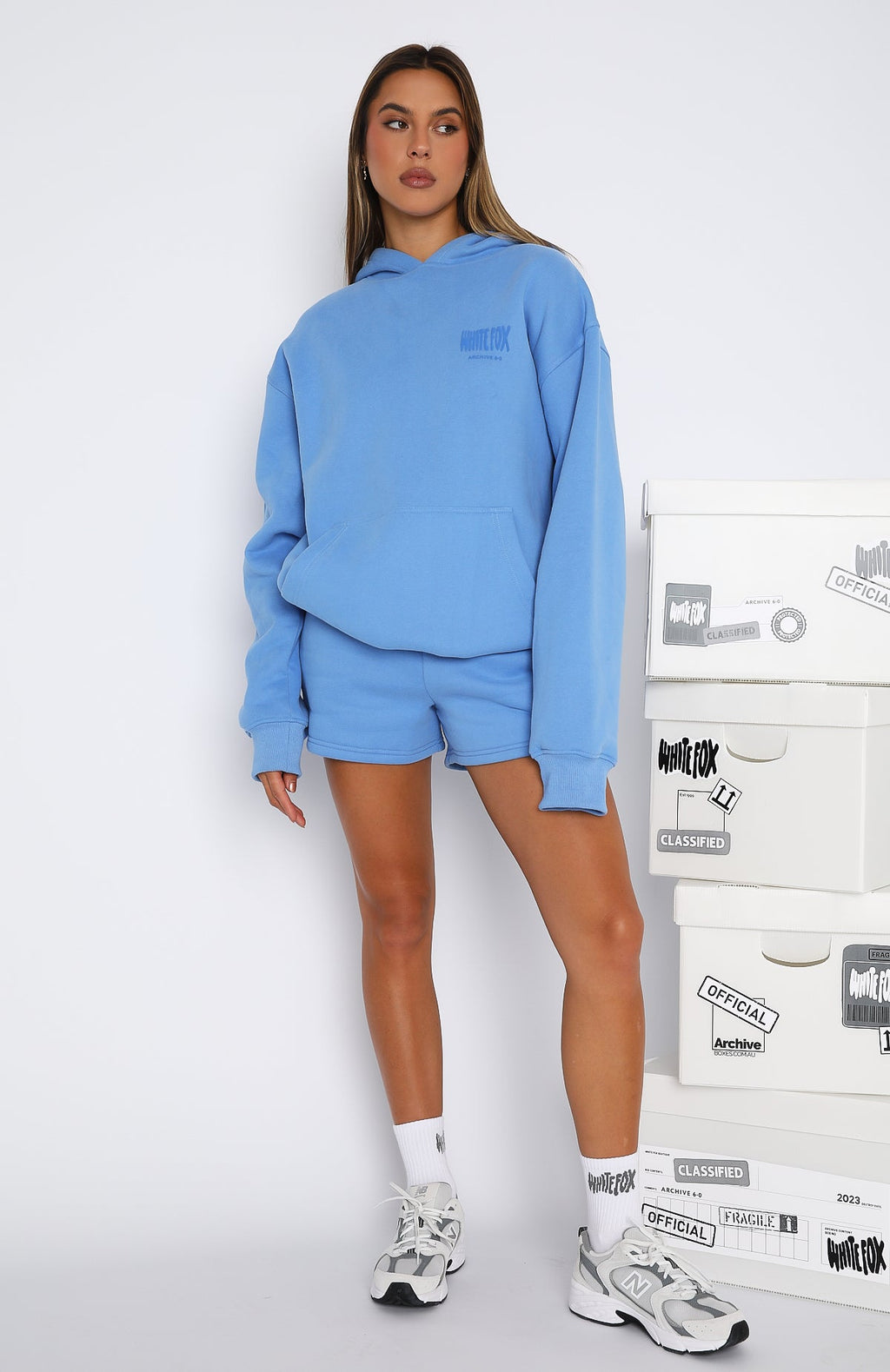 Archive 6.0 Oversized Hoodie BlueberryM/L