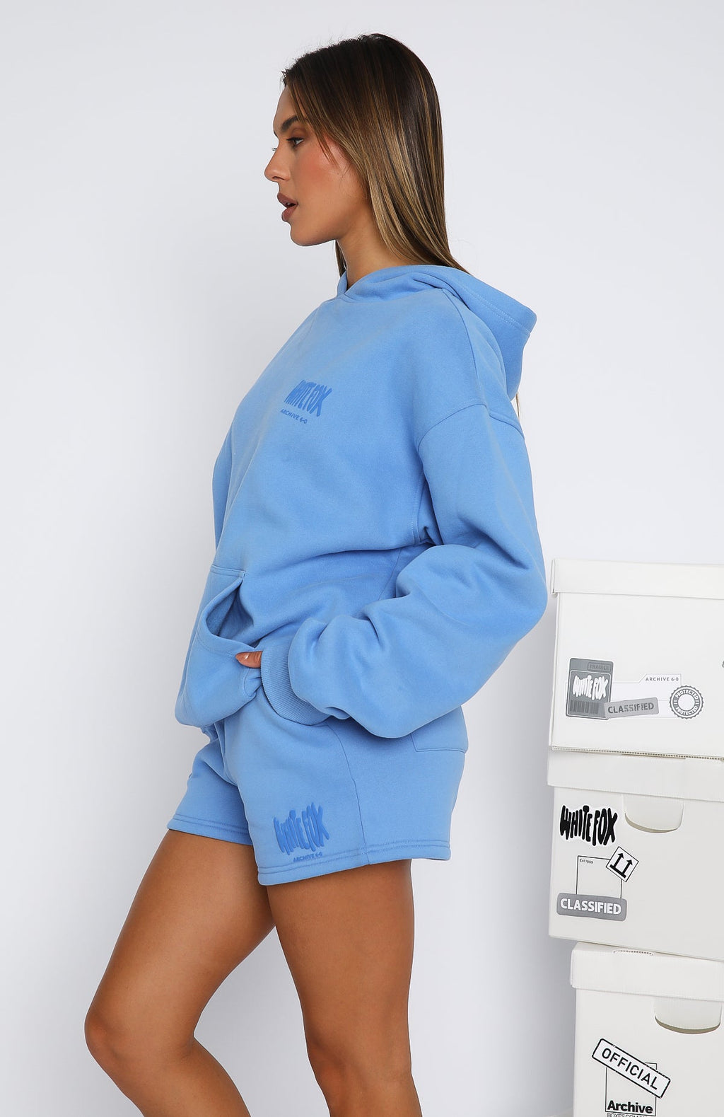 Archive 6.0 Oversized Hoodie BlueberryXS/S