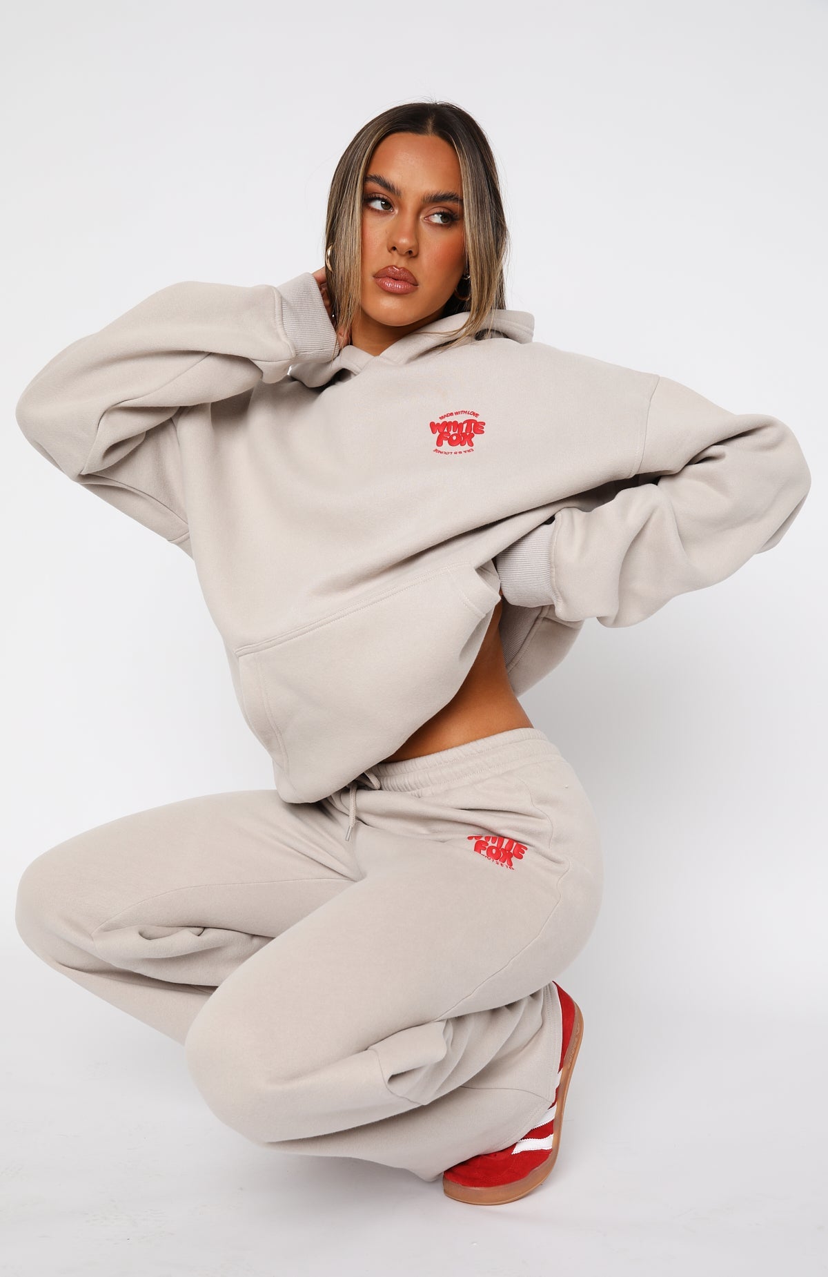 With Love For You Oversized Hoodie MoonL/XL