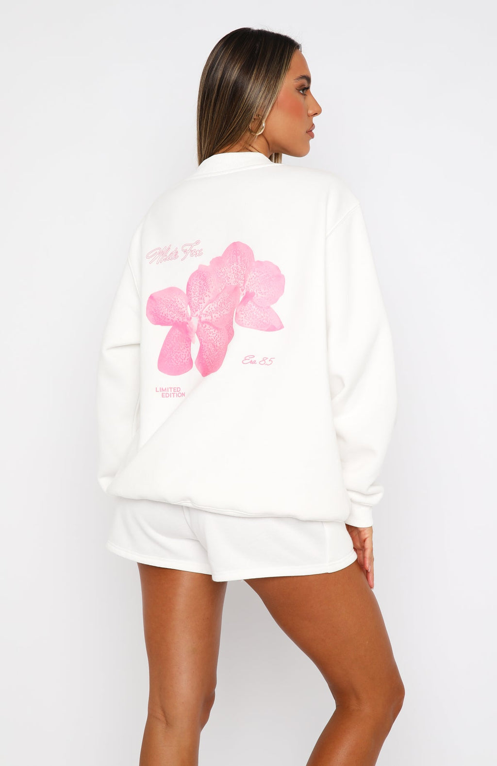 With Love Forever Oversized Sweater WhiteS/M