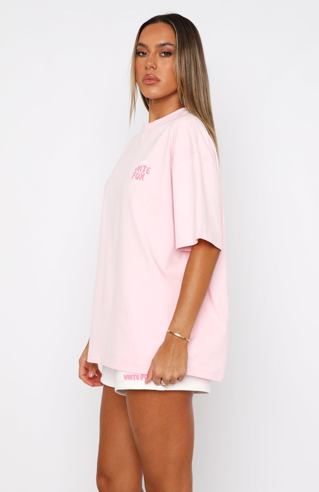 With Love Always Oversized Tee Baby PinkS/M