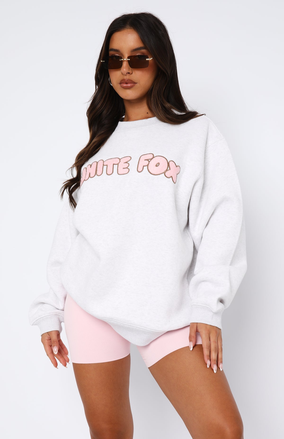 Sweet Treat Oversized Sweater Grey MarleXS/S