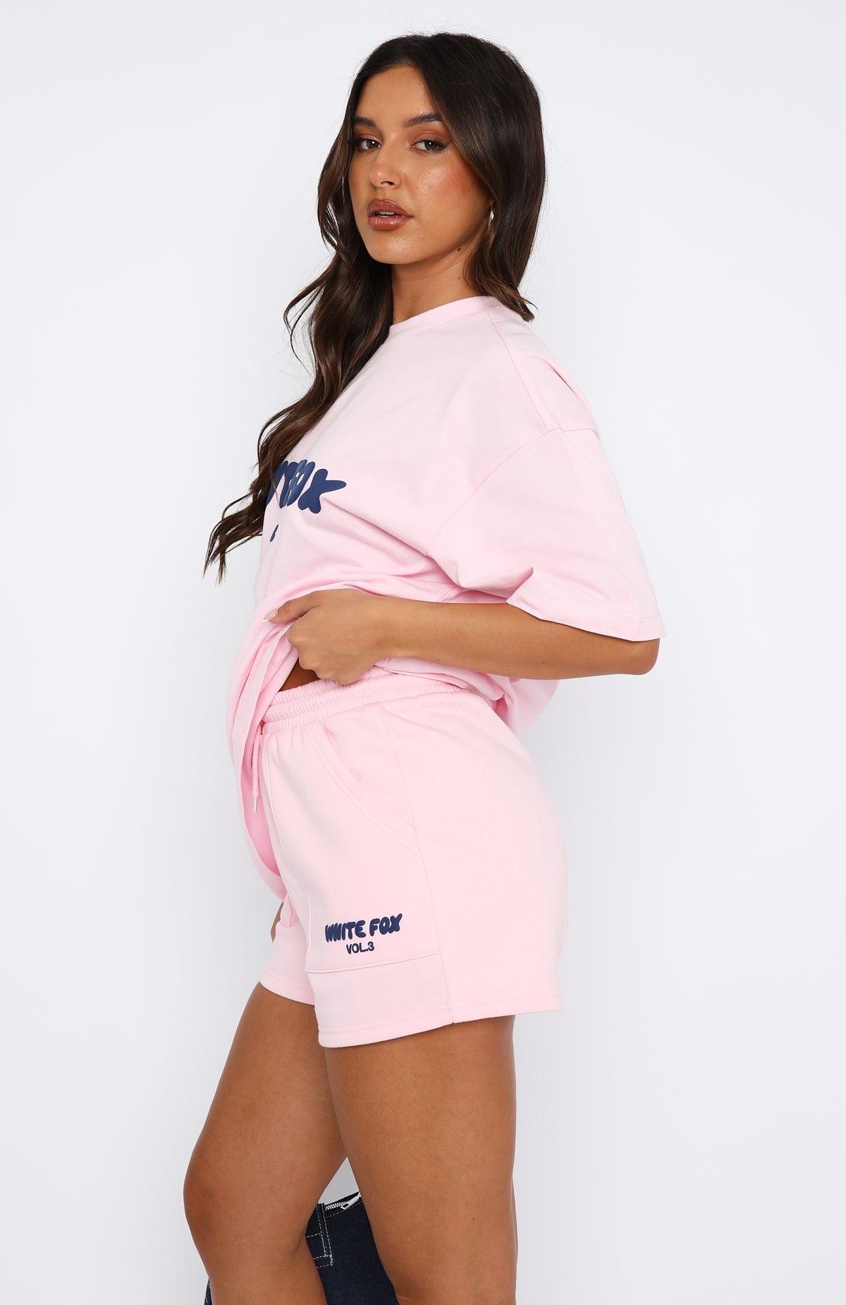 Offstage Oversized Tee Posy PinkXS/S