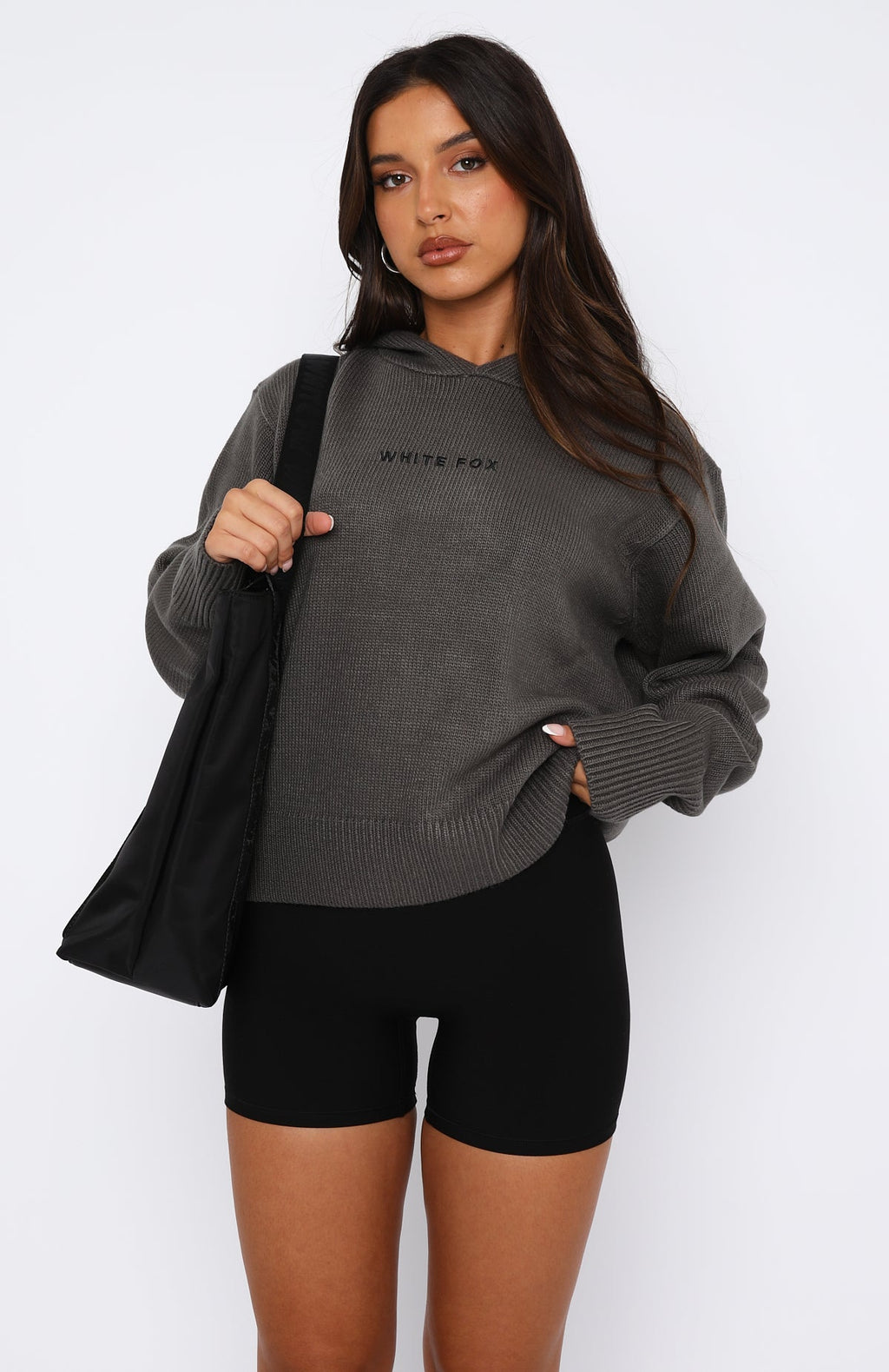 It's Cool Knit Hoodie CharcoalXS/S