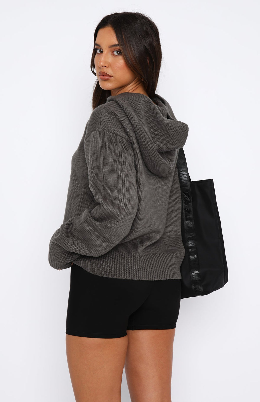 It's Cool Knit Hoodie CharcoalM/L