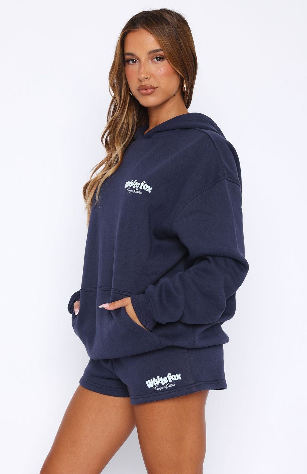 High Above Oversized Hoodie NavyS/M