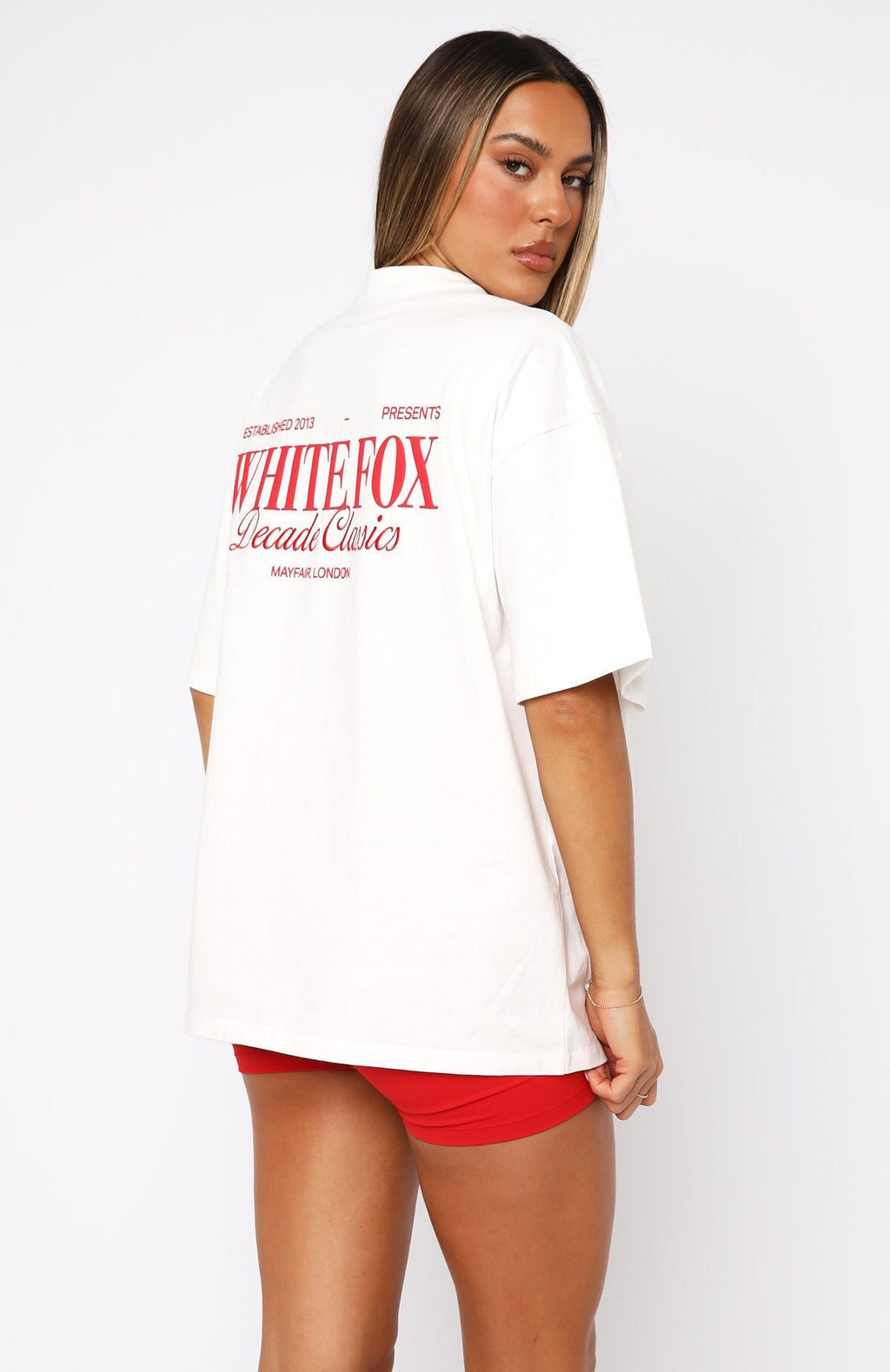 Decade Classics Essential Oversized Tee WhiteM/L