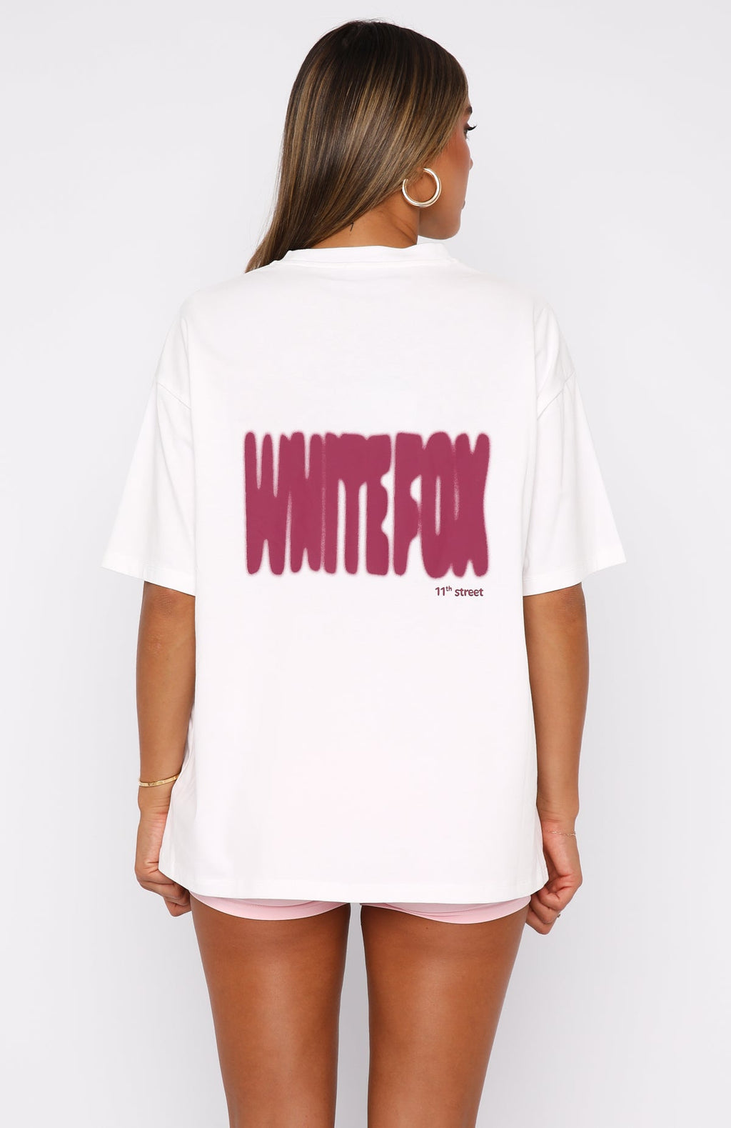 11th Street New York Or Nowhere Oversized Tee Berry BlastM/L