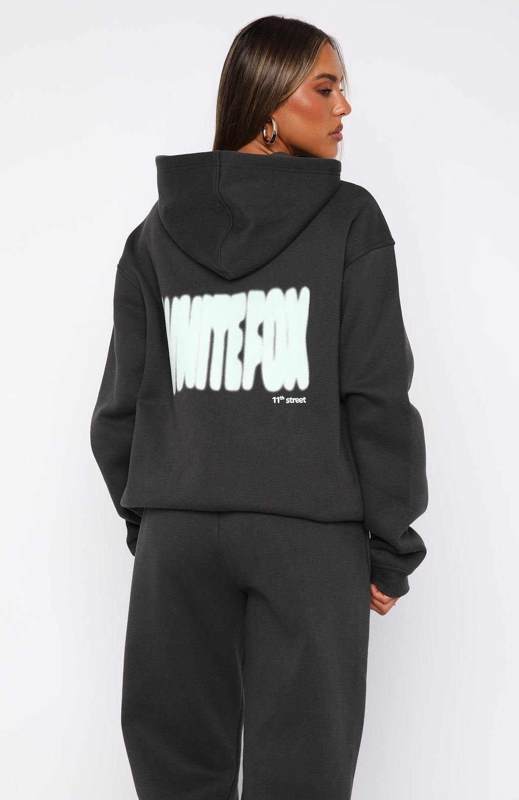 11th Street New York Or Nowhere Oversized Hoodie Matcha CrumbleM/L