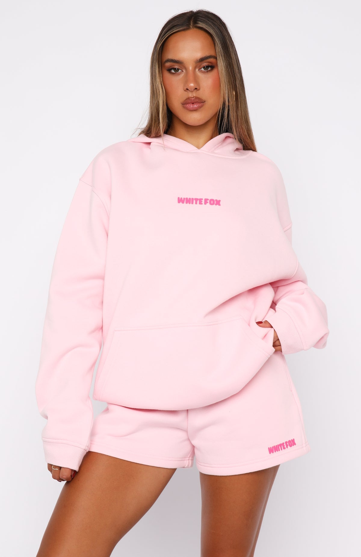 11th Street New York Or Nowhere Oversized Hoodie Pink SugarXXS/XS