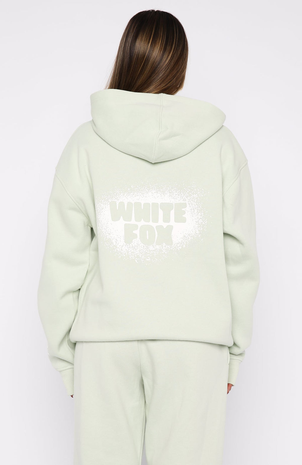 11th Street Keeping It Real Oversized Hoodie Iced MatchaS/M