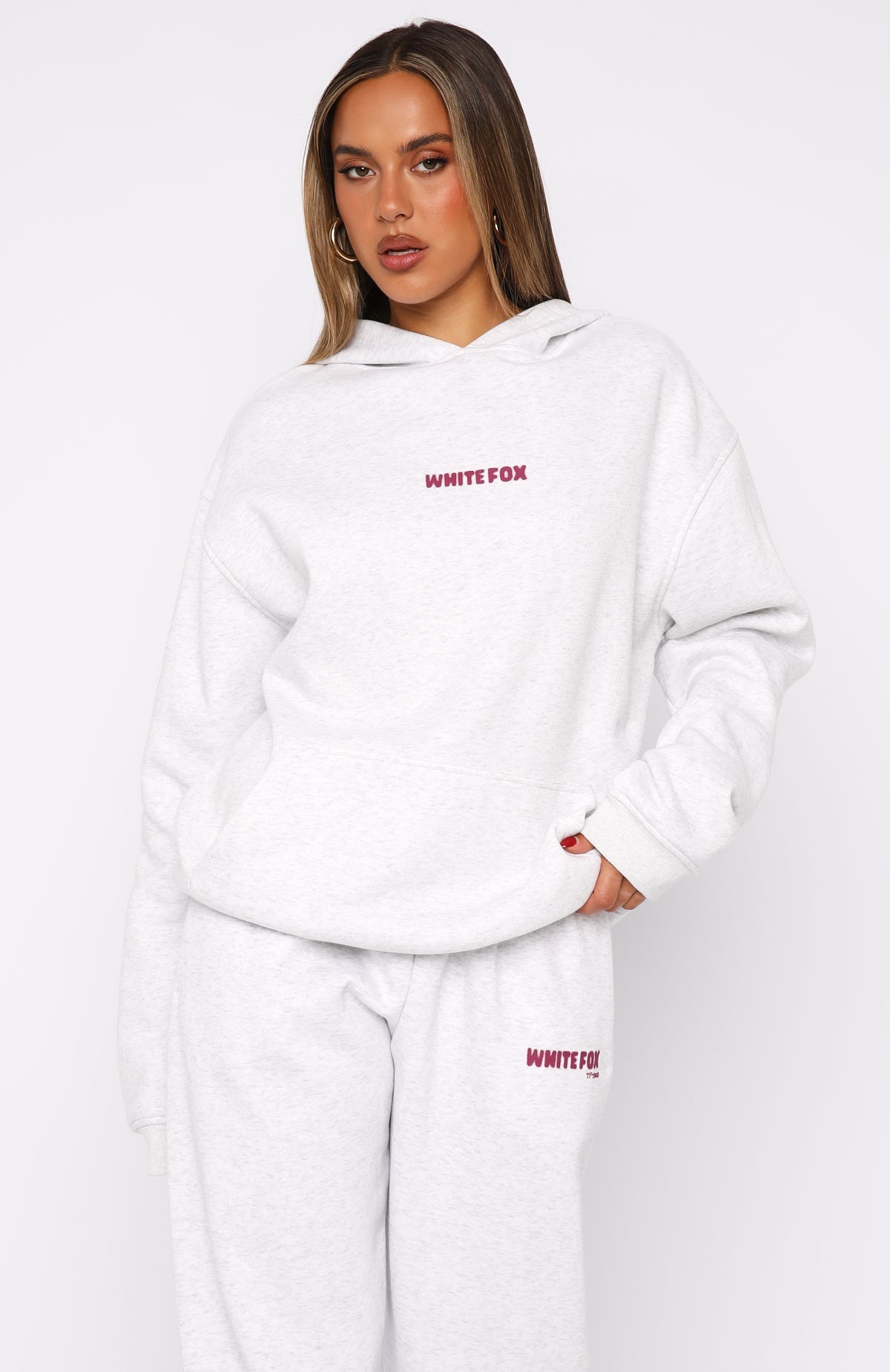 11th Street New York Or Nowhere Oversized Hoodie Berry BlastXS/S